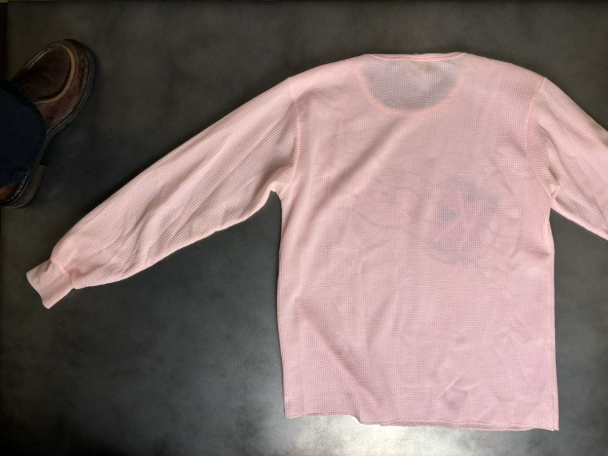 Fruit Of The Loom × Hanes × Vintage 1980s Vintage Thermal Longsleeve Express Kisses Print Waffle Size US S / EU 44-46 / 1 - 12 Thumbnail