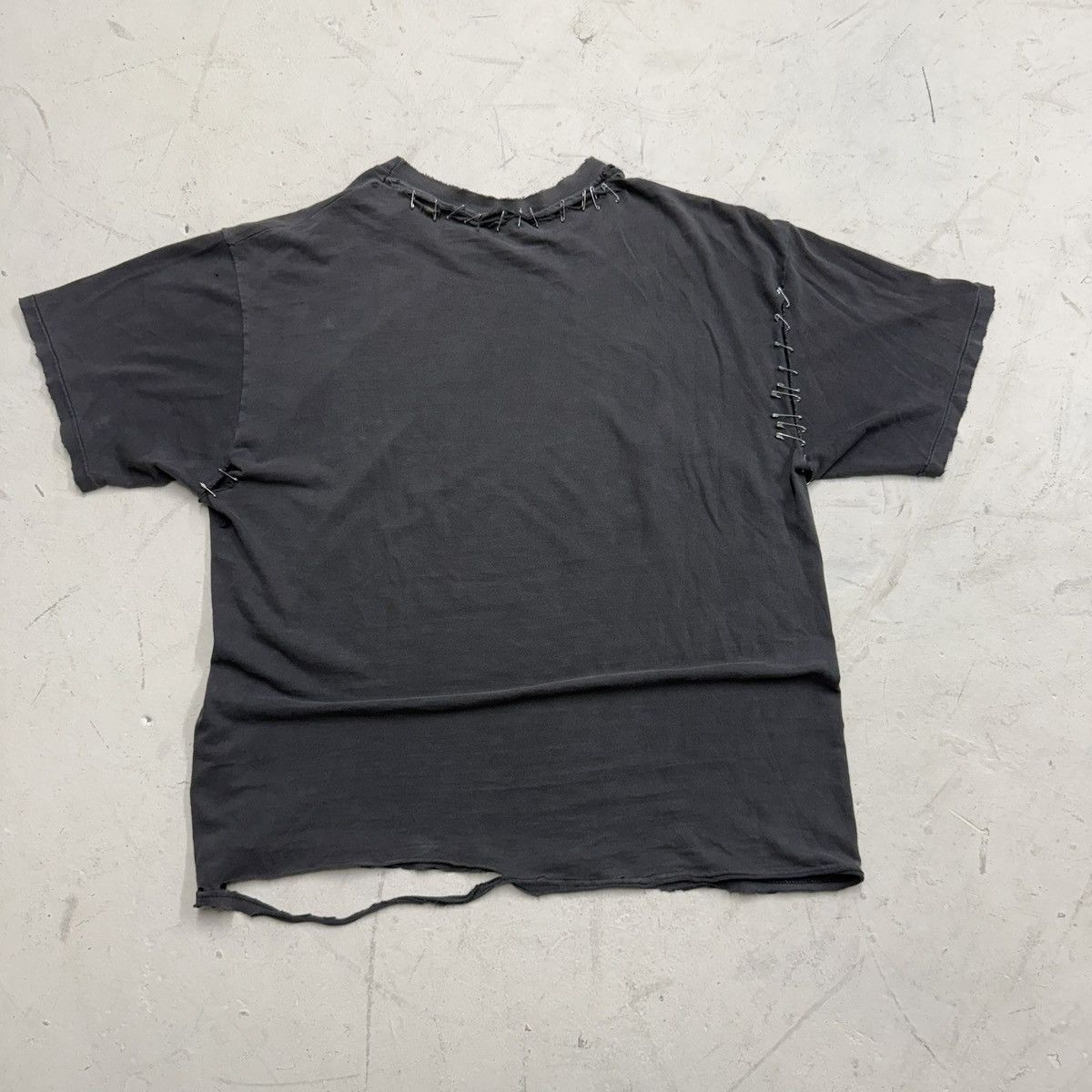Vintage 90s vintage faded & thrashed hate tee Size US XL / EU 56 / 4 - 3 Thumbnail