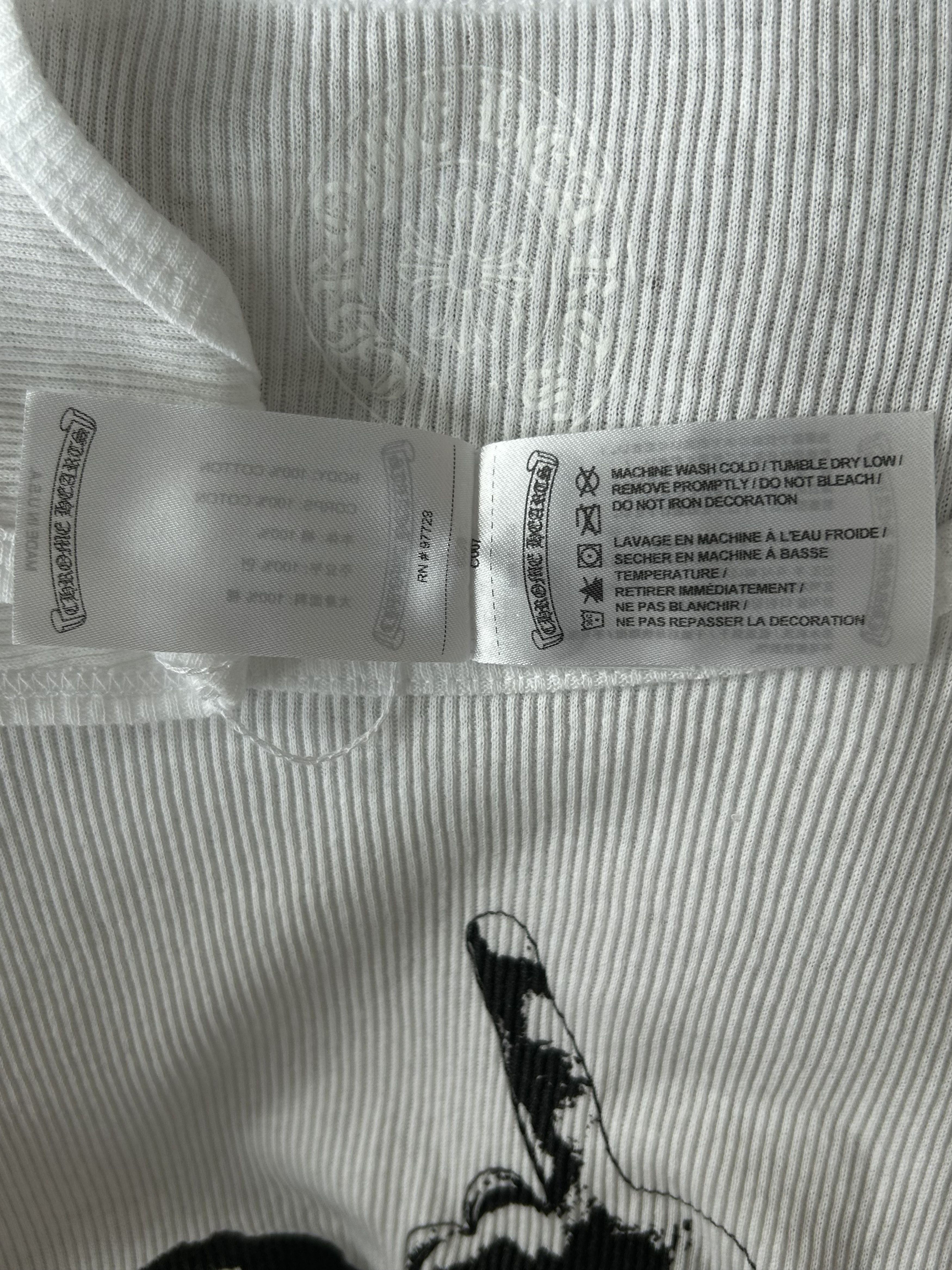 Chrome Hearts Chrome Hearts White & Black Richard Stark Graphic Tank Top Size US XL / EU 56 / 4 - 5 Thumbnail