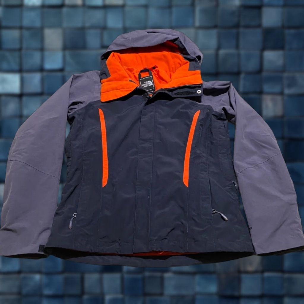The North Face The North Face HyVent Jacket Womens Small Multicolor Colorblock Windbreaker Hood Size S / US 4 / IT 40 - 1 Thumbnail