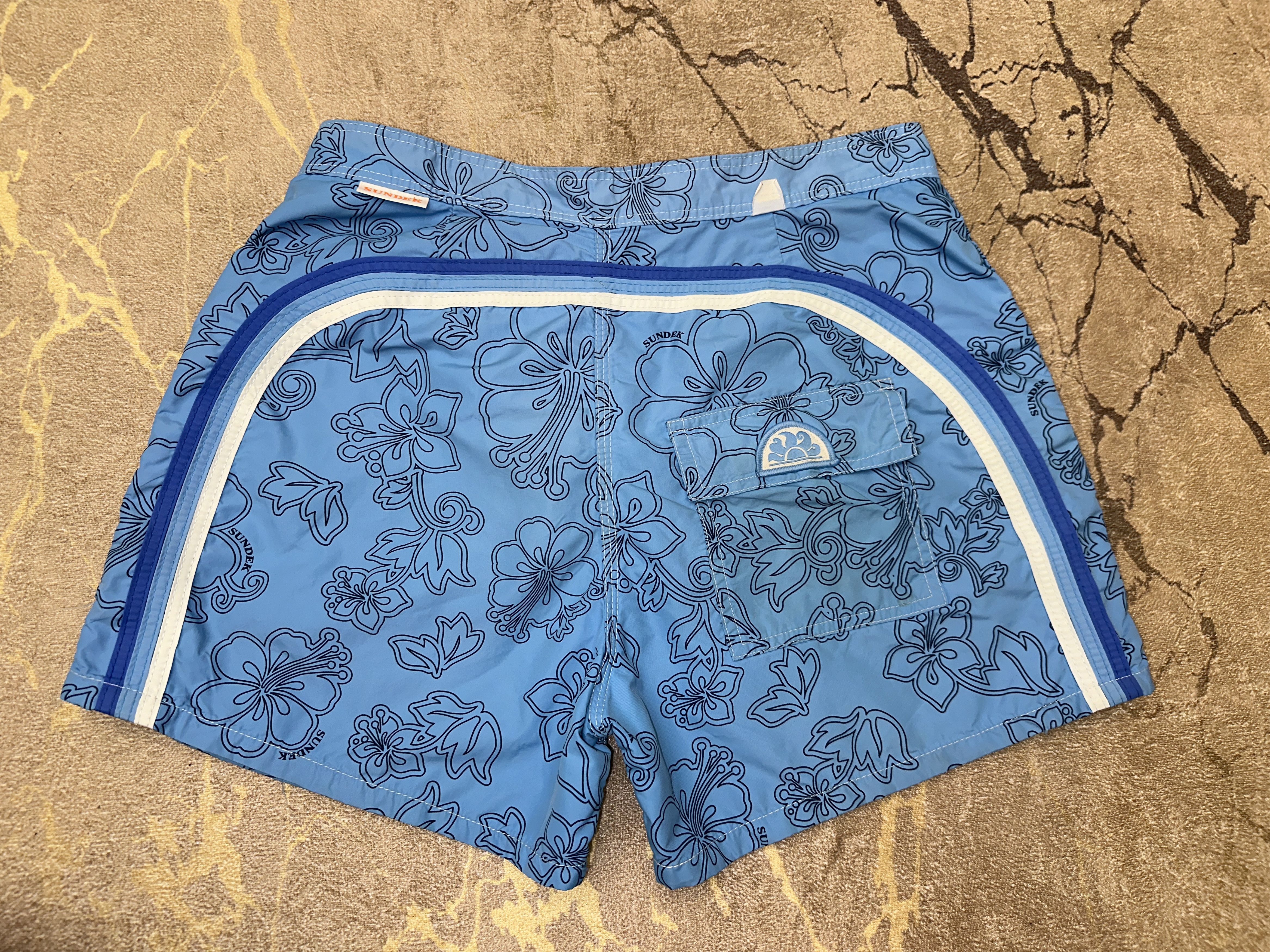 Sundek Sundek 33 Rainbow Beach Board Shorts Trunks Bath Size 33 S Size US 33 - 1 Thumbnail