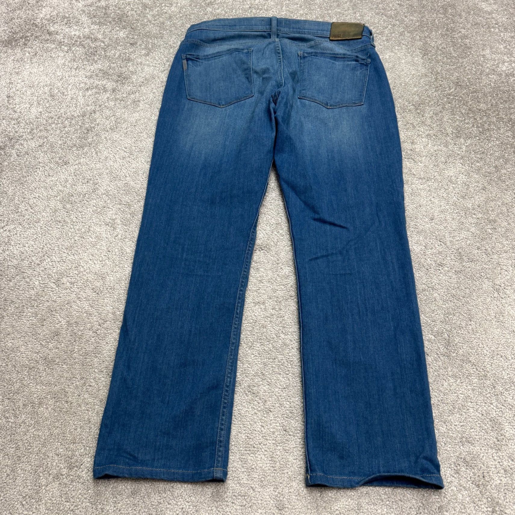 Paige Paige Federal Pair Jeans Men 34 Slim Fit Denim Blue Medium Wash 5-Pocket Logo USA Designer 2010s Mens Size US 34 / EU 50 - 2 Thumbnail