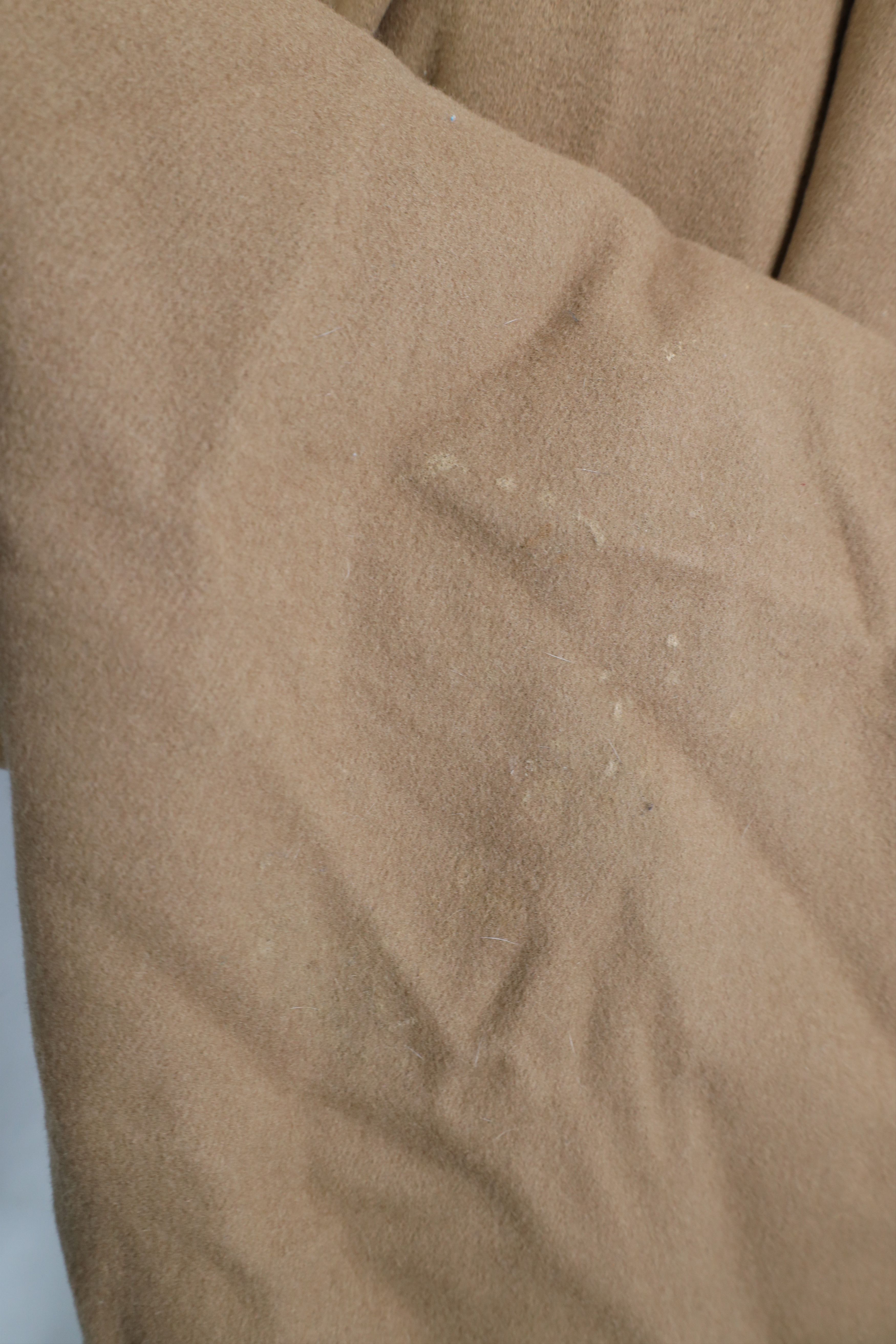 Vintage Vintage 90s Streetwear Heavy Wool Overcoat Jacket Beige Tan Size XL / US 12-14 / IT 48-50 - 6 Thumbnail