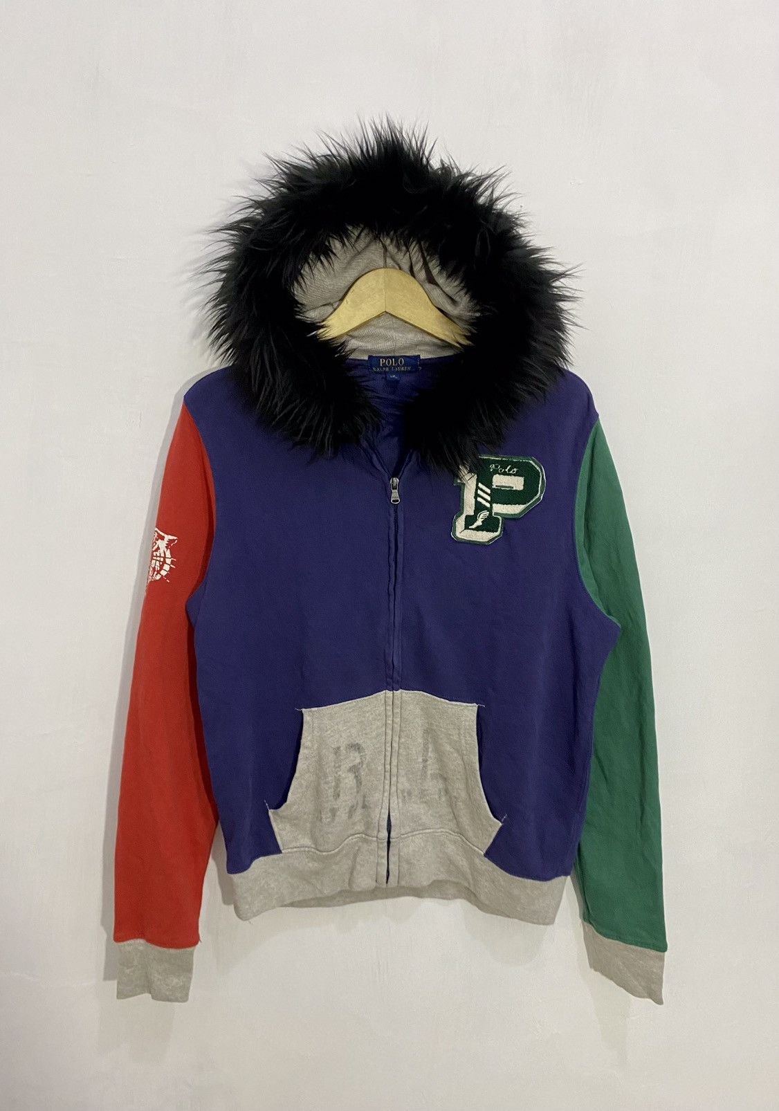 Polo Ralph Lauren Polo Ralph Lauren Fur Zipper Hoodie LGB Style Size US M / EU 48-50 / 2 - 1 Thumbnail