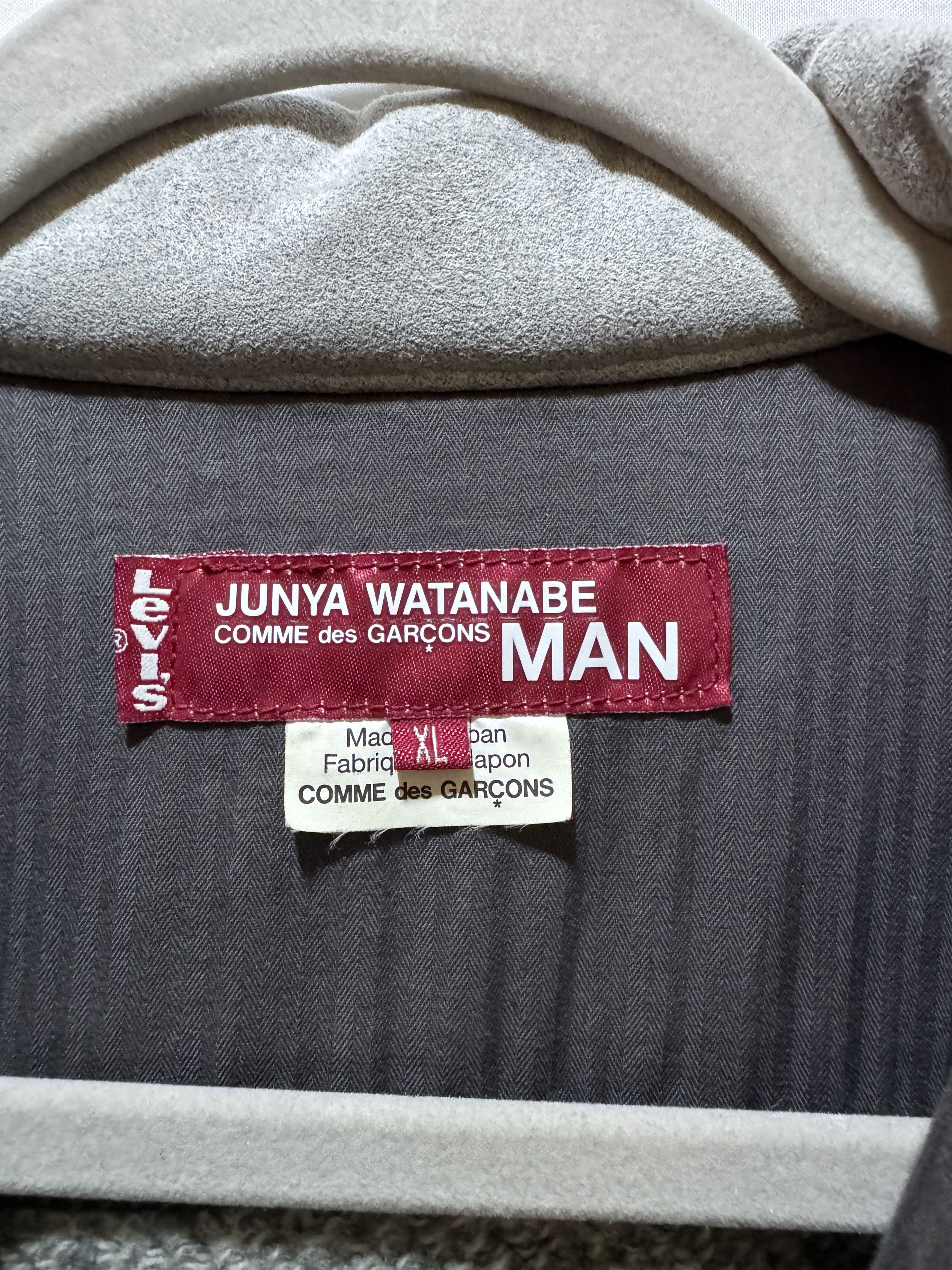 Junya Watanabe × Levi's Suede Jacket Size US XL / EU 56 / 4 - 2 Thumbnail
