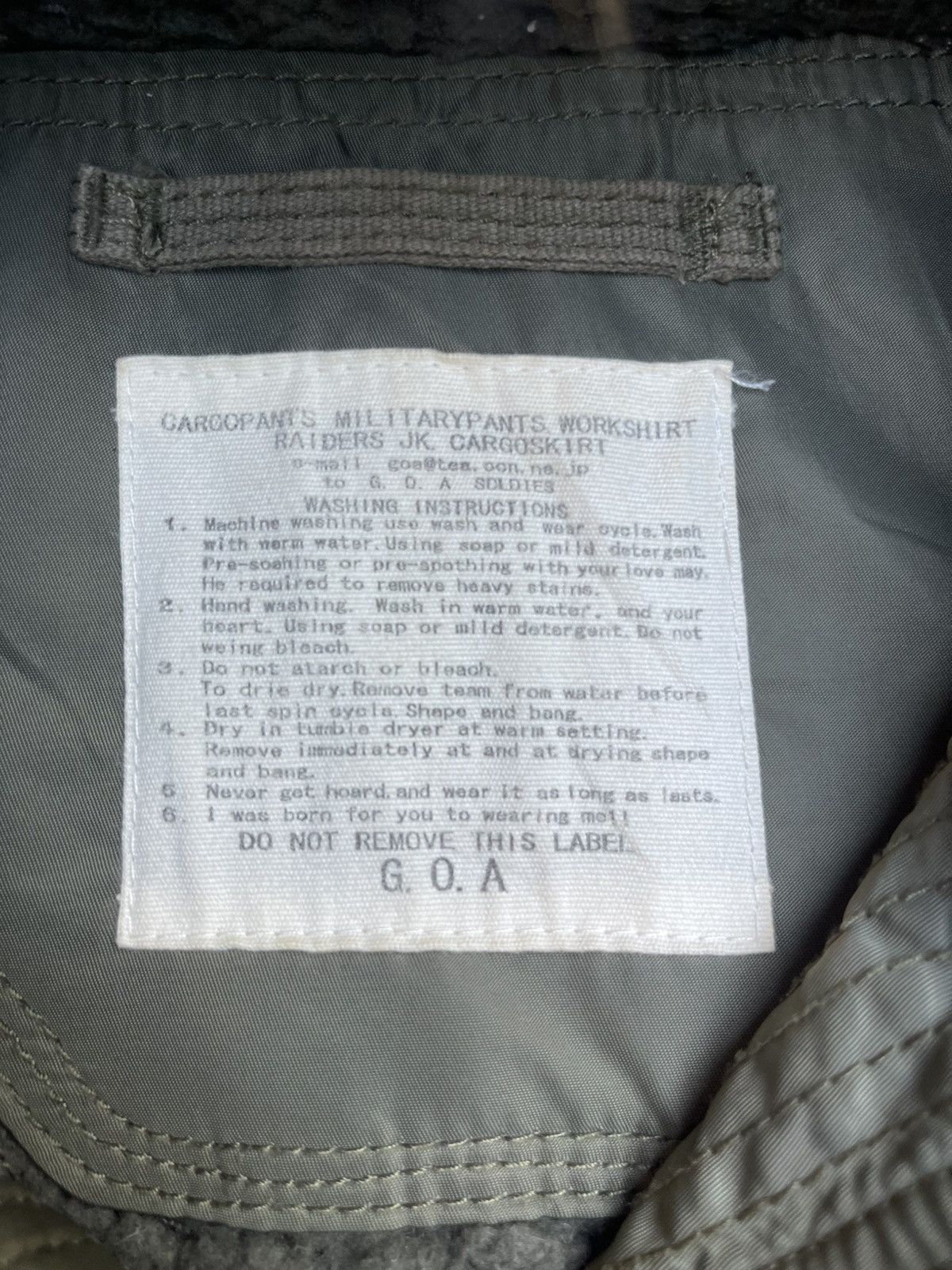 GOA G.O.A Military Parka Faux Fur Hood Heavy Duty Zipper Size US M / EU 48-50 / 2 - 2 Thumbnail