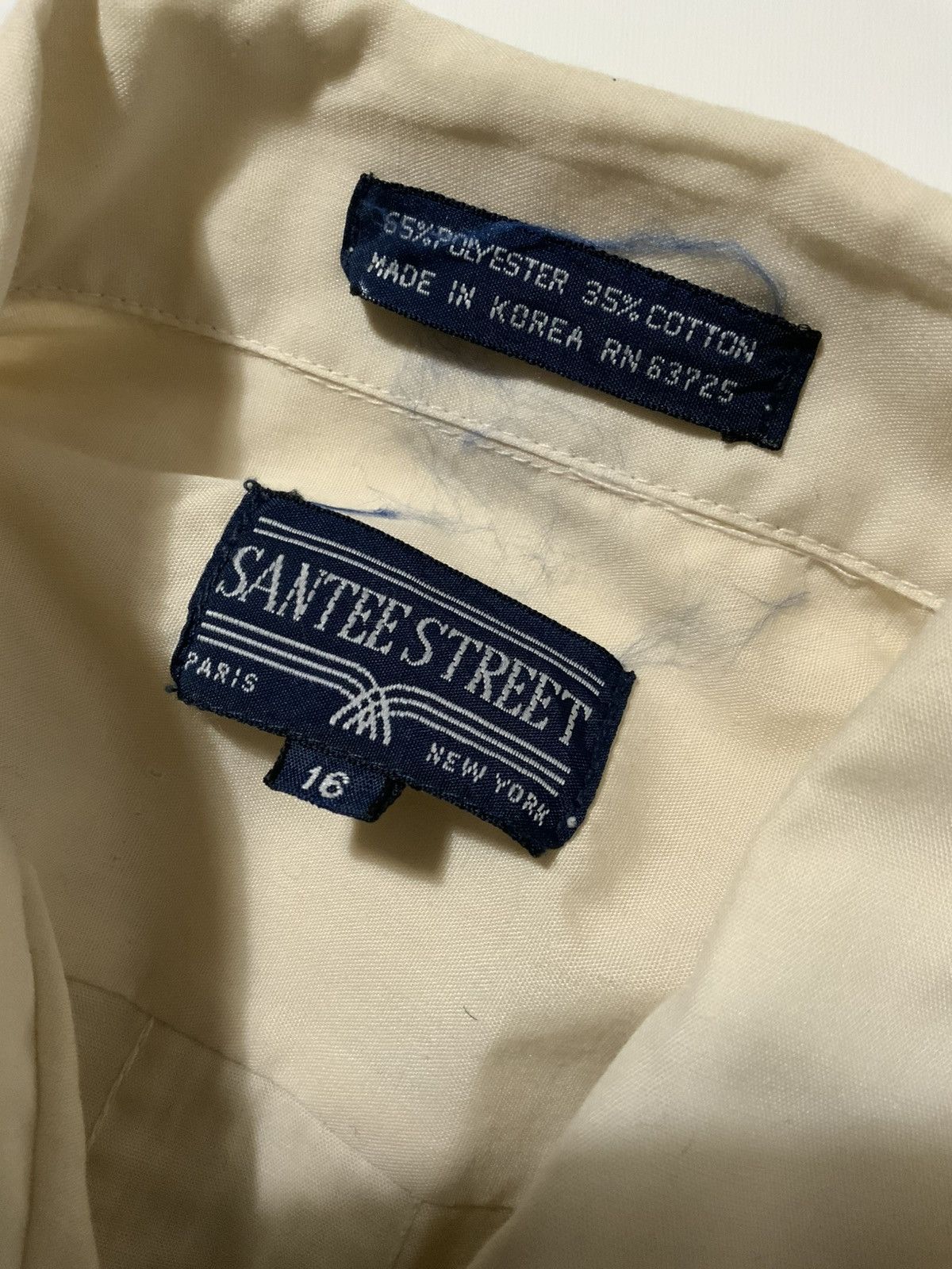 Vintage Vintage Santee Street Embroidered Guayabera Button Shirt Size US S / EU 44-46 / 1 - 4 Thumbnail