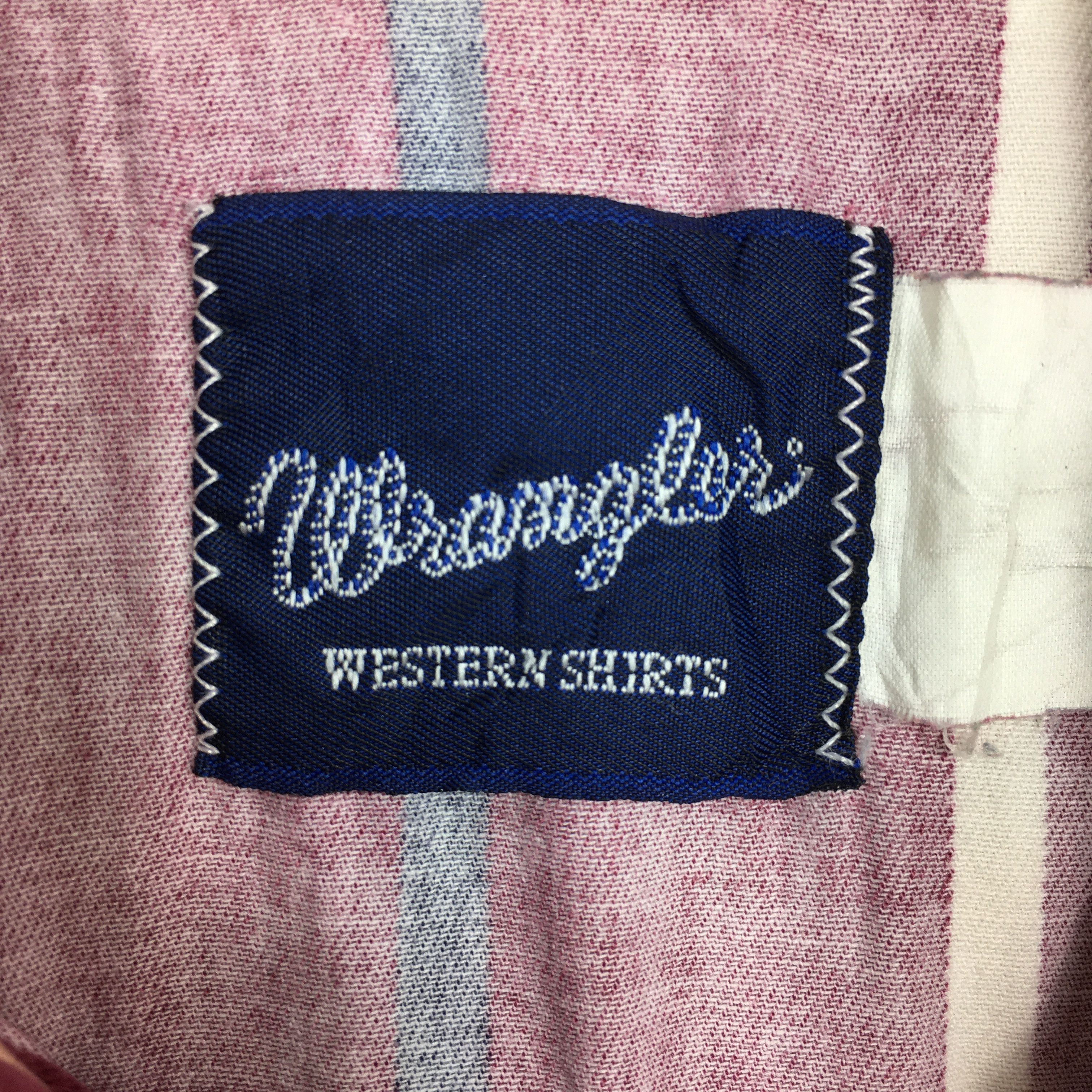 Wrangler Vintage Wrangler Brushpopper Stripes Western Shirt XLarge Size US XL / EU 56 / 4 - 5 Thumbnail