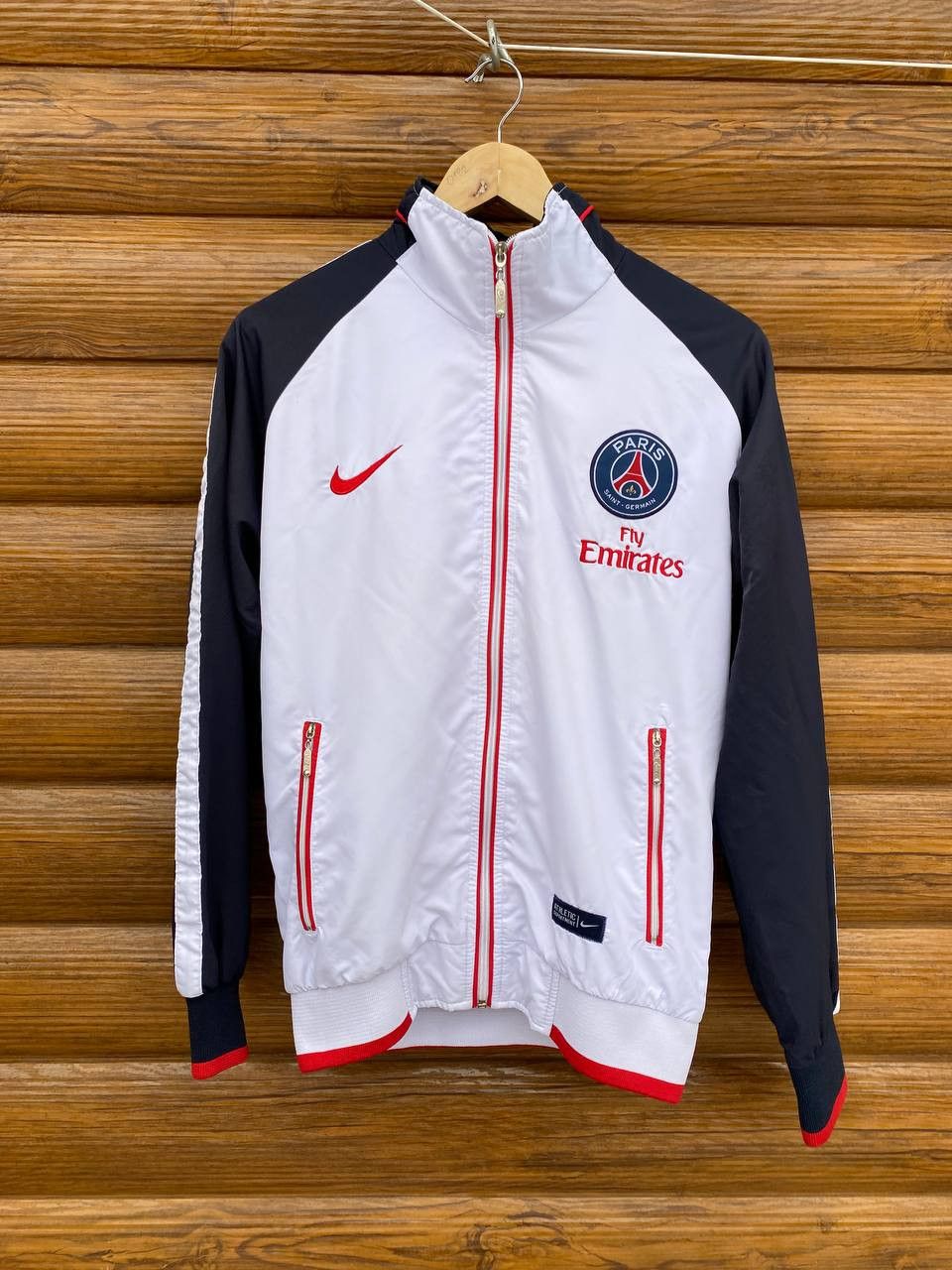Vintage Nike Paris Saint Germain PSG football soccer track jacket Size US S / EU 44-46 / 1 - 1 Thumbnail