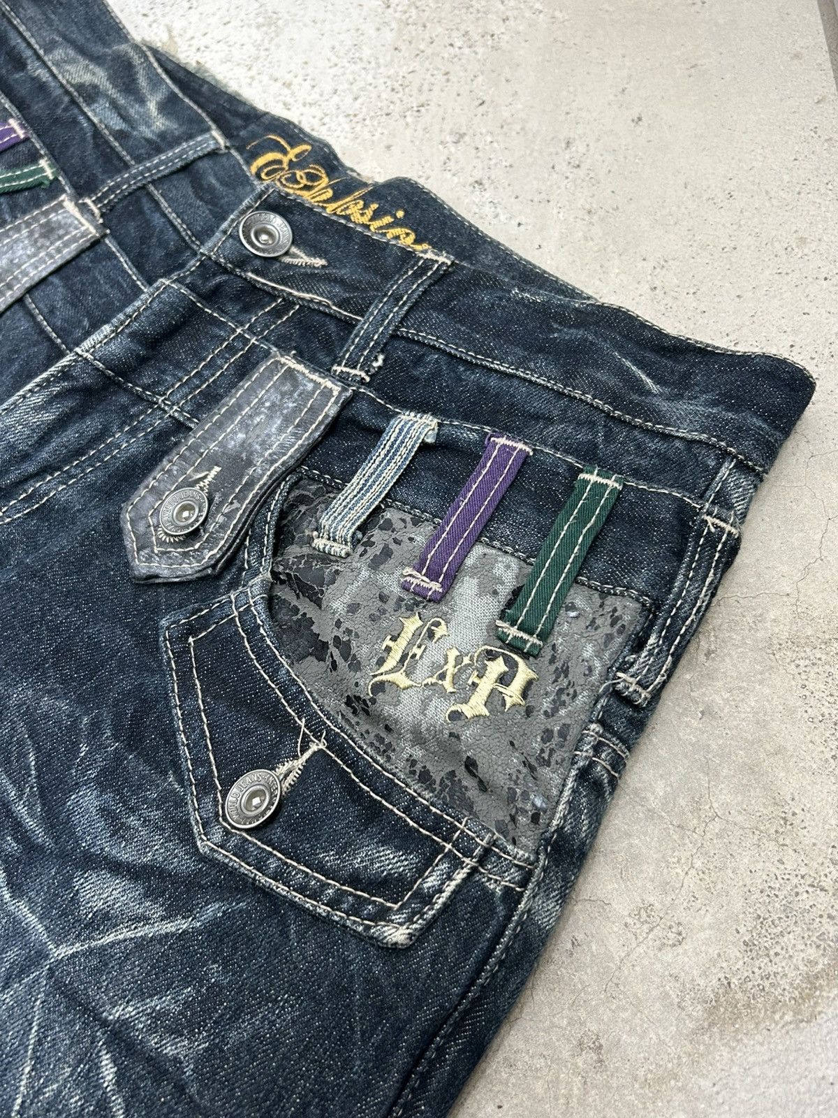 Japanese Brand Y2k Baggy Jeans Explosion Brand Clawn Marks Design Size US 30 / EU 46 - 8 Thumbnail