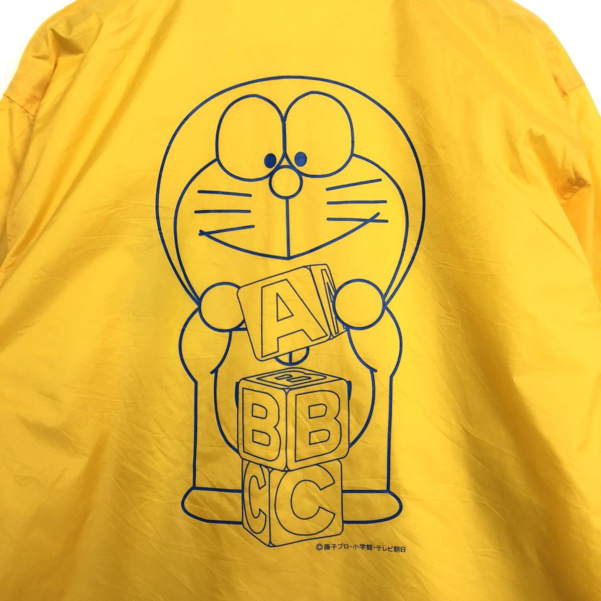 Anime × Japanese Brand Doraemon Coach Jacket Shokakugan English Class Size US L / EU 52-54 / 3 - 9 Thumbnail