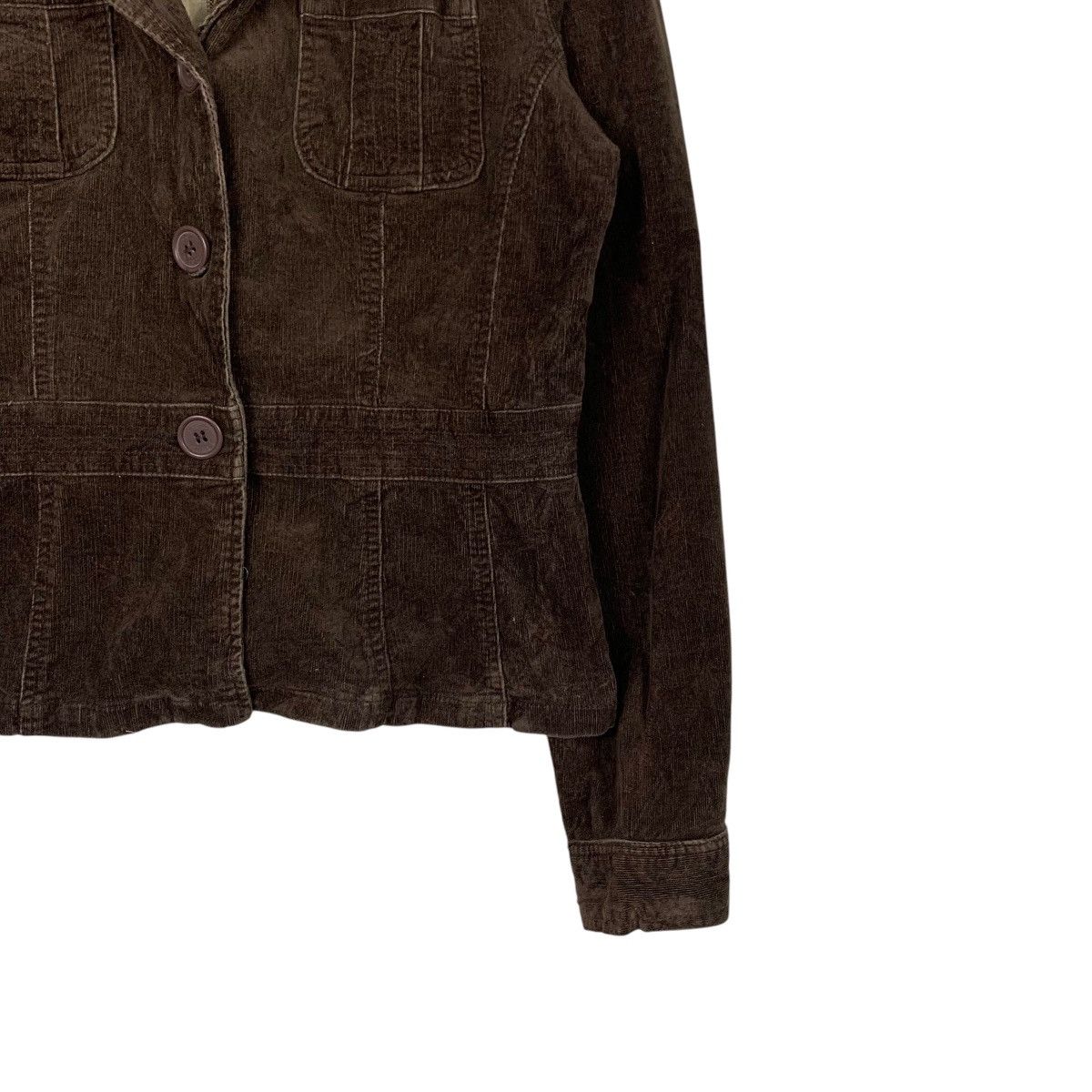 Other NORI Double Layer Hoodie Corduroy Jacket #2411-C108 Size XL / US 12-14 / IT 48-50 - 4 Thumbnail