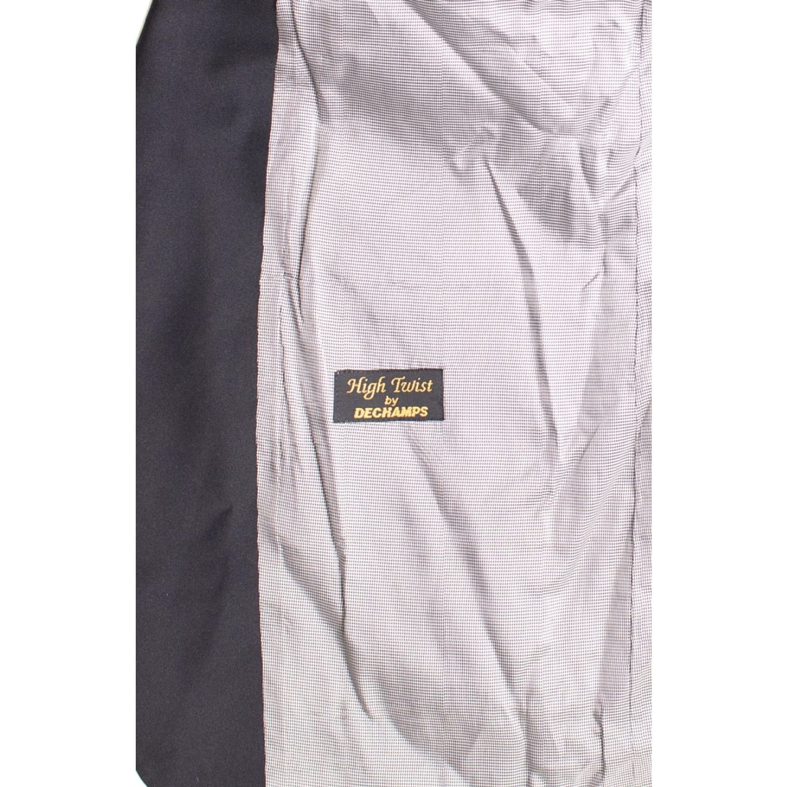 Vintage Baumler Black Tuxedo Jacket Medium Wool Blazer Formal Evening Coat Size 40R - 4 Thumbnail