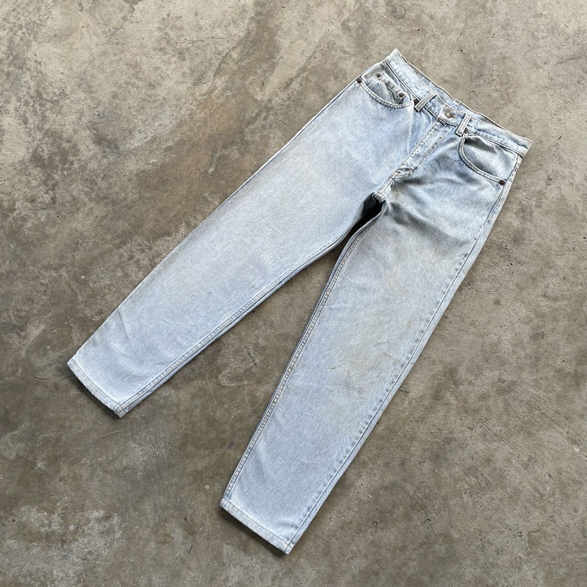 Jean × Levi's 90s Light Wash Vintage Levi’s 610 Faded Jeans Denim Pants Size US 30 / EU 46 - 2 Thumbnail