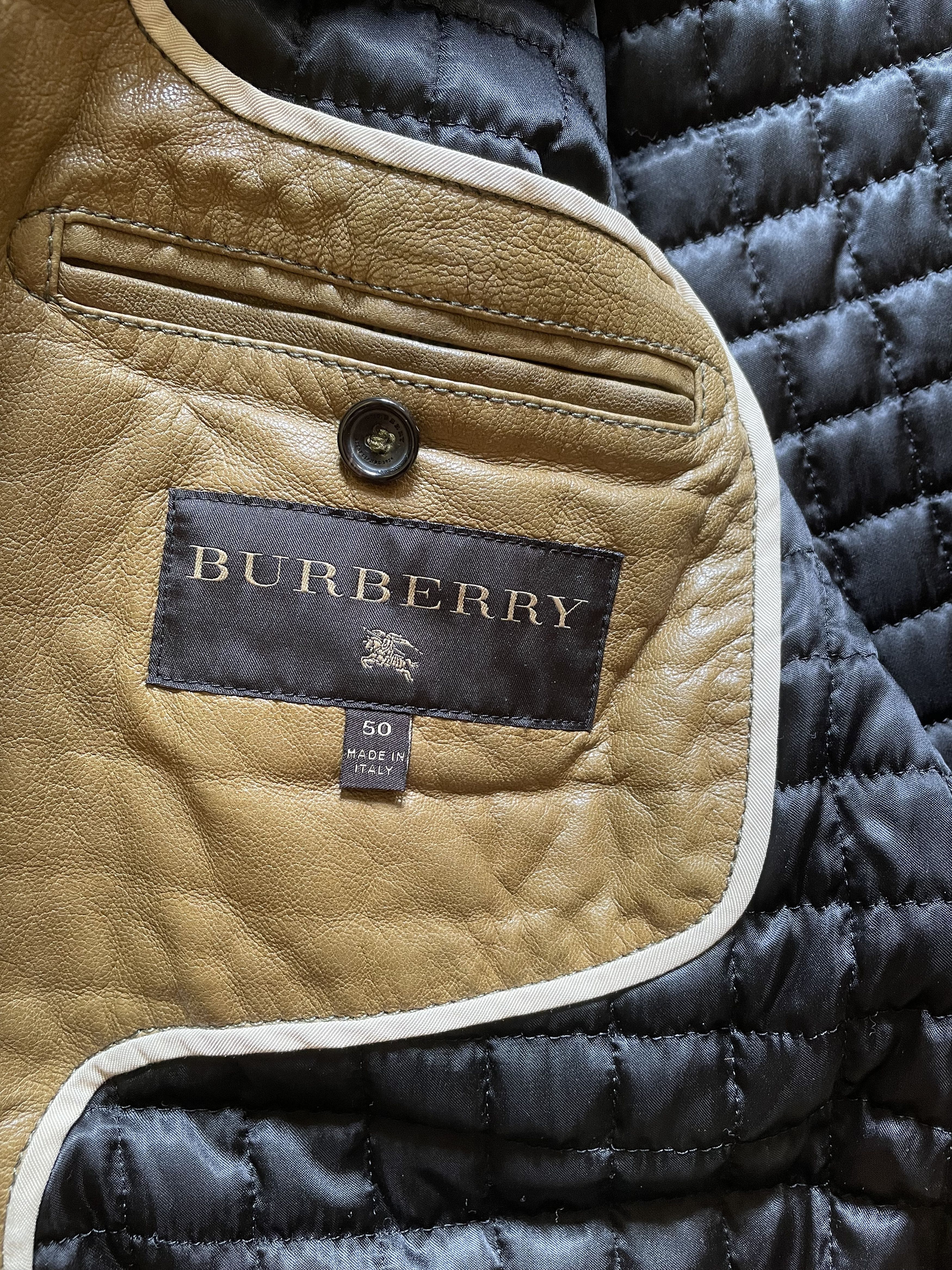 Burberry Burberry Leather Avirex Bomber Jacket Size US L / EU 52-54 / 3 - 6 Thumbnail