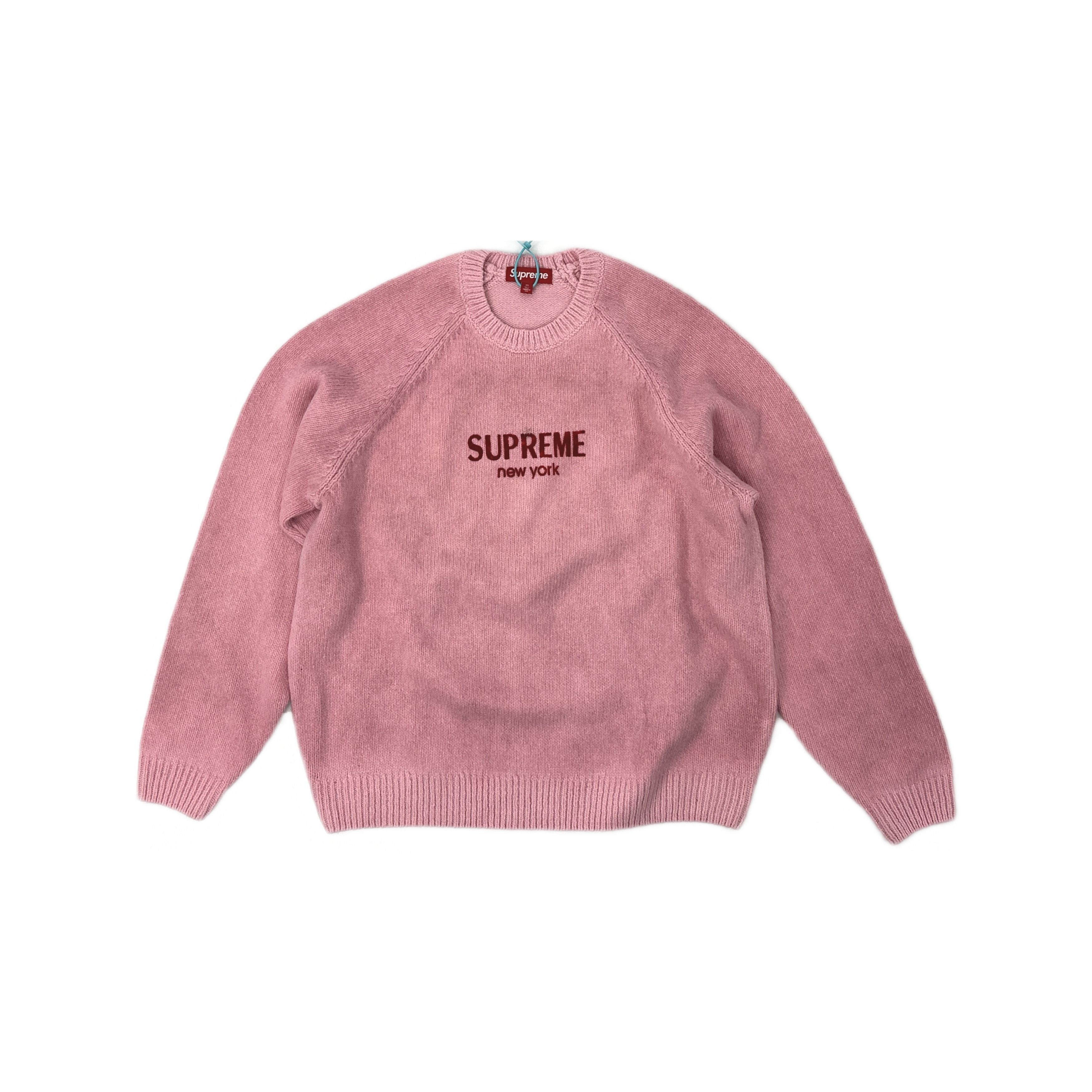 Supreme Supeme Credit Card Sweater Pink SS22 S | Grailed