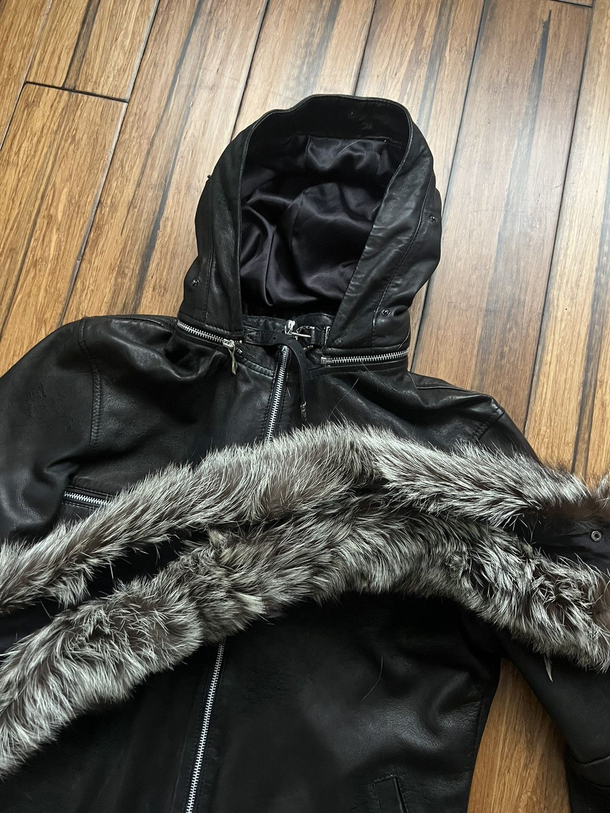14th Addiction 14th Addiction 1-of-1 Custom Hooded Cross Zip Jacket Size US L / EU 52-54 / 3 - 7 Thumbnail