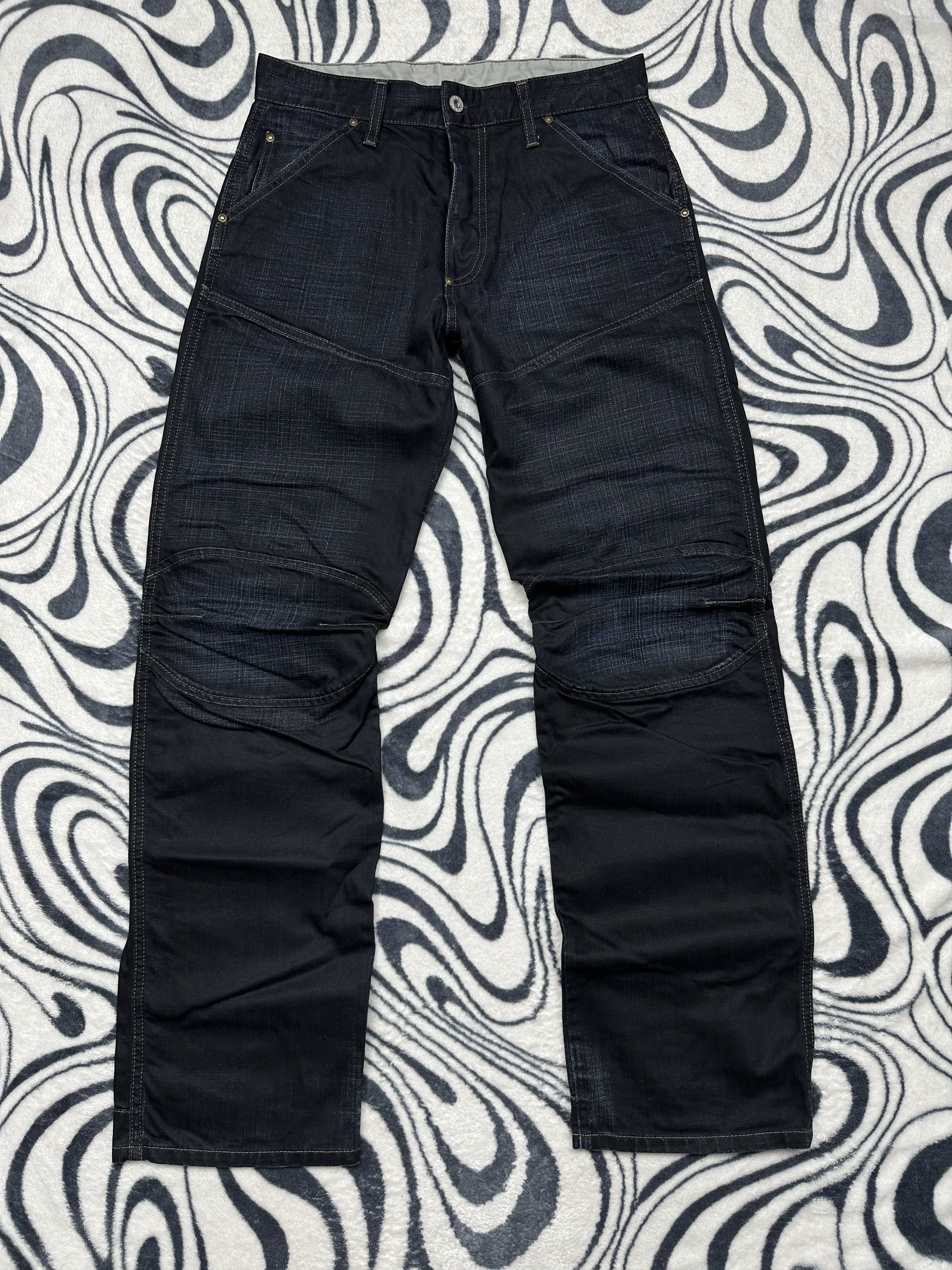 G-Star G Star Raw 5620 Loose Mens Denim Pants Double Knee Jeans Size US 31 - 1 Thumbnail