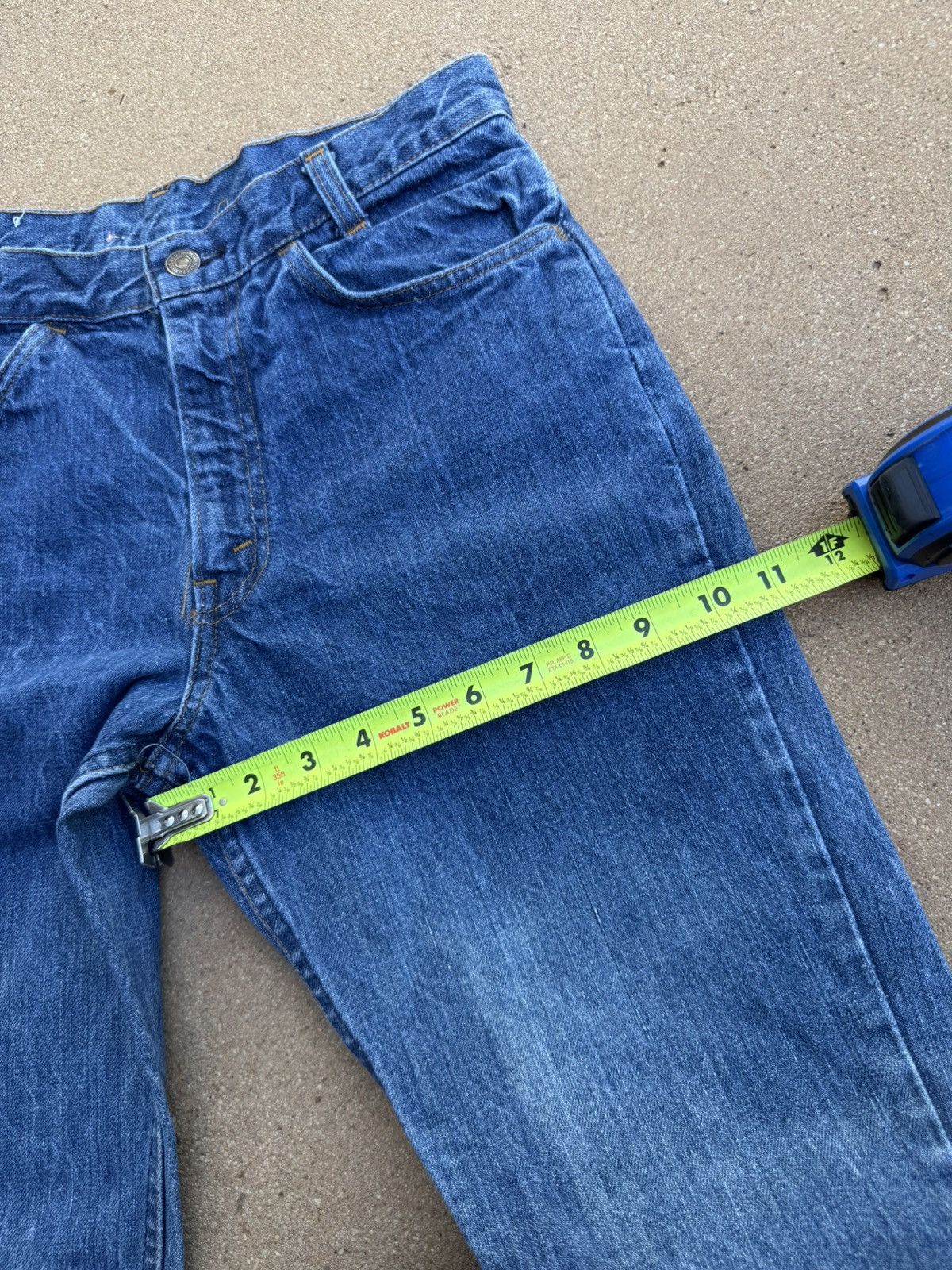 Levi's Vtg 70’s Levi’s 646 Orange Tab Bellbottom Flare Jeans 29x29 Size US 29 - 13 Thumbnail