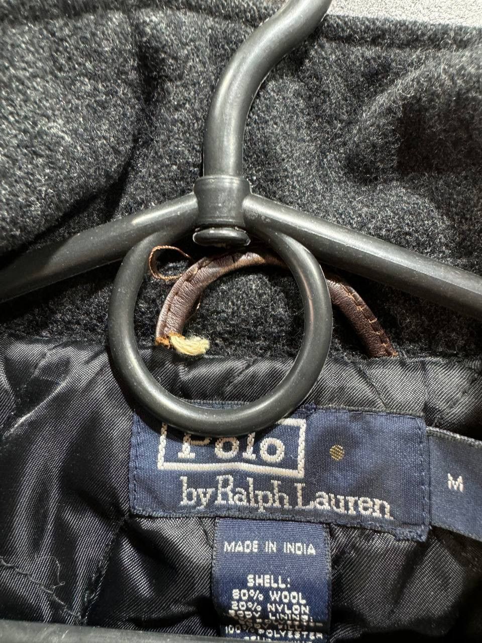 Vintage Vintage 90s Polo Ralph Lauren Wool Bomber Jacket Rare Size US M / EU 48-50 / 2 - 4 Thumbnail