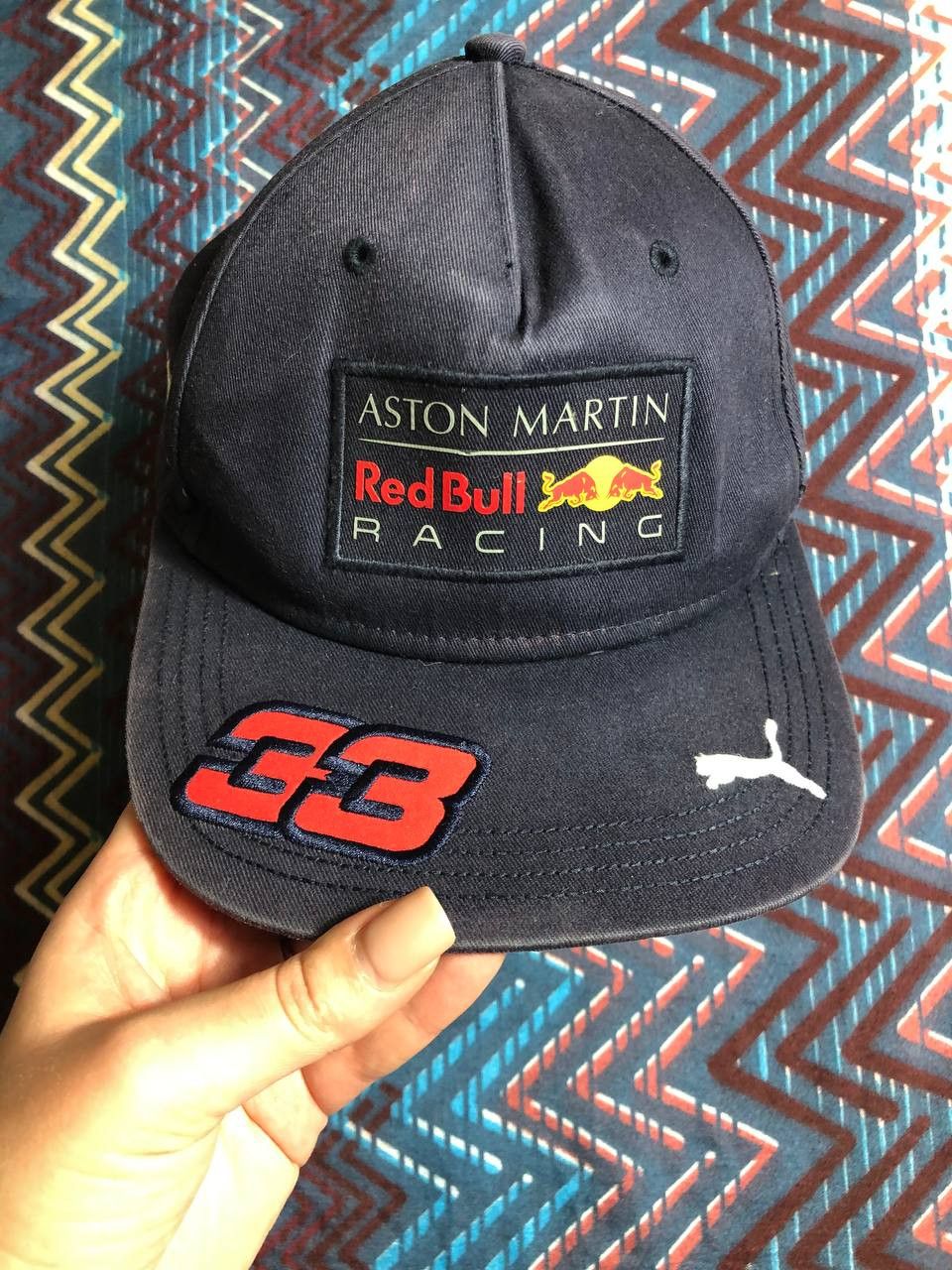 Puma × Red Bull Rare! Vintage Puma Red Bull Racing Formula 1 Cap Big Logo Size ONE SIZE - 5 Thumbnail