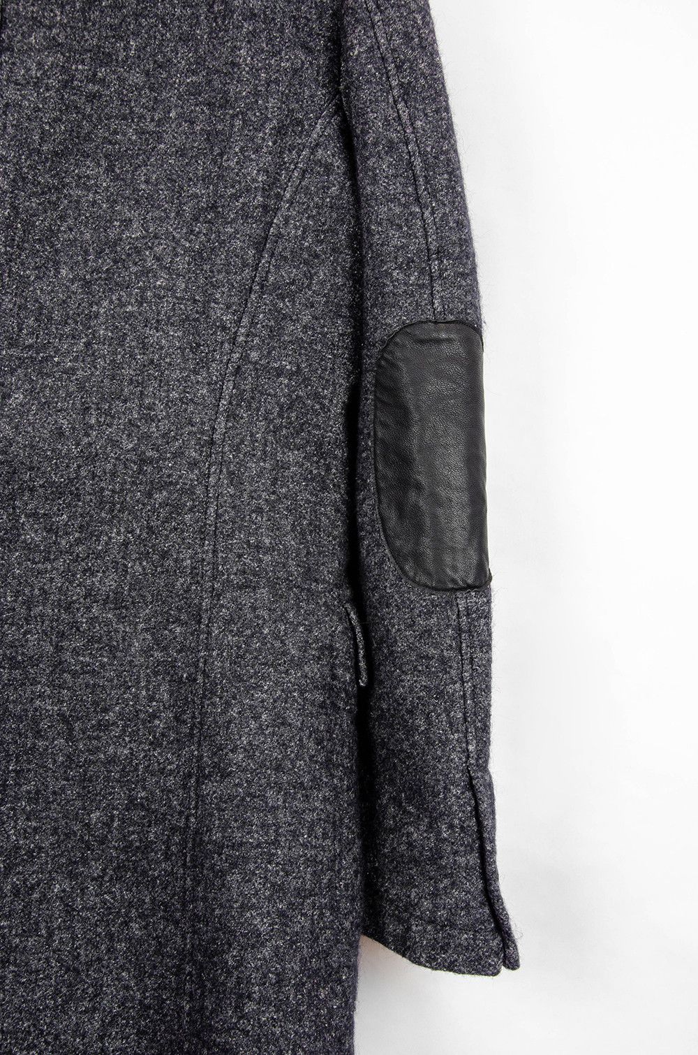 hannes roether Hannes Roether Wool Tweed Coat w/ Leather Elbow Patches – S Size US S / EU 44-46 / 1 - 9 Thumbnail