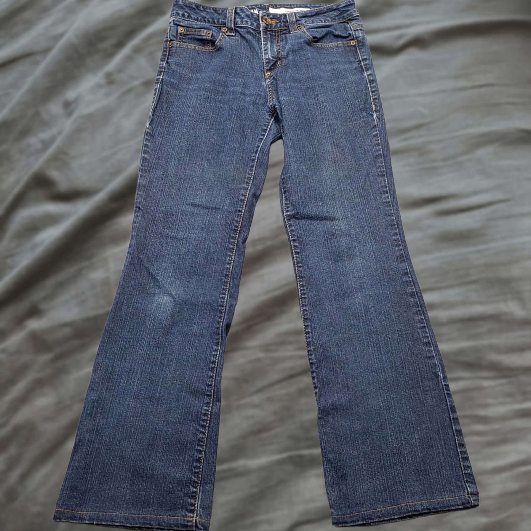DKNY DKNY Womens Jeans Bootcut 5-Pocket Denim Blue Size 6 Slim Stretch Soho Flat Front 27.75 Inseam Regular Waist 29 In Vintage: No Size 28" / US 6 / IT 42 - 1 Thumbnail