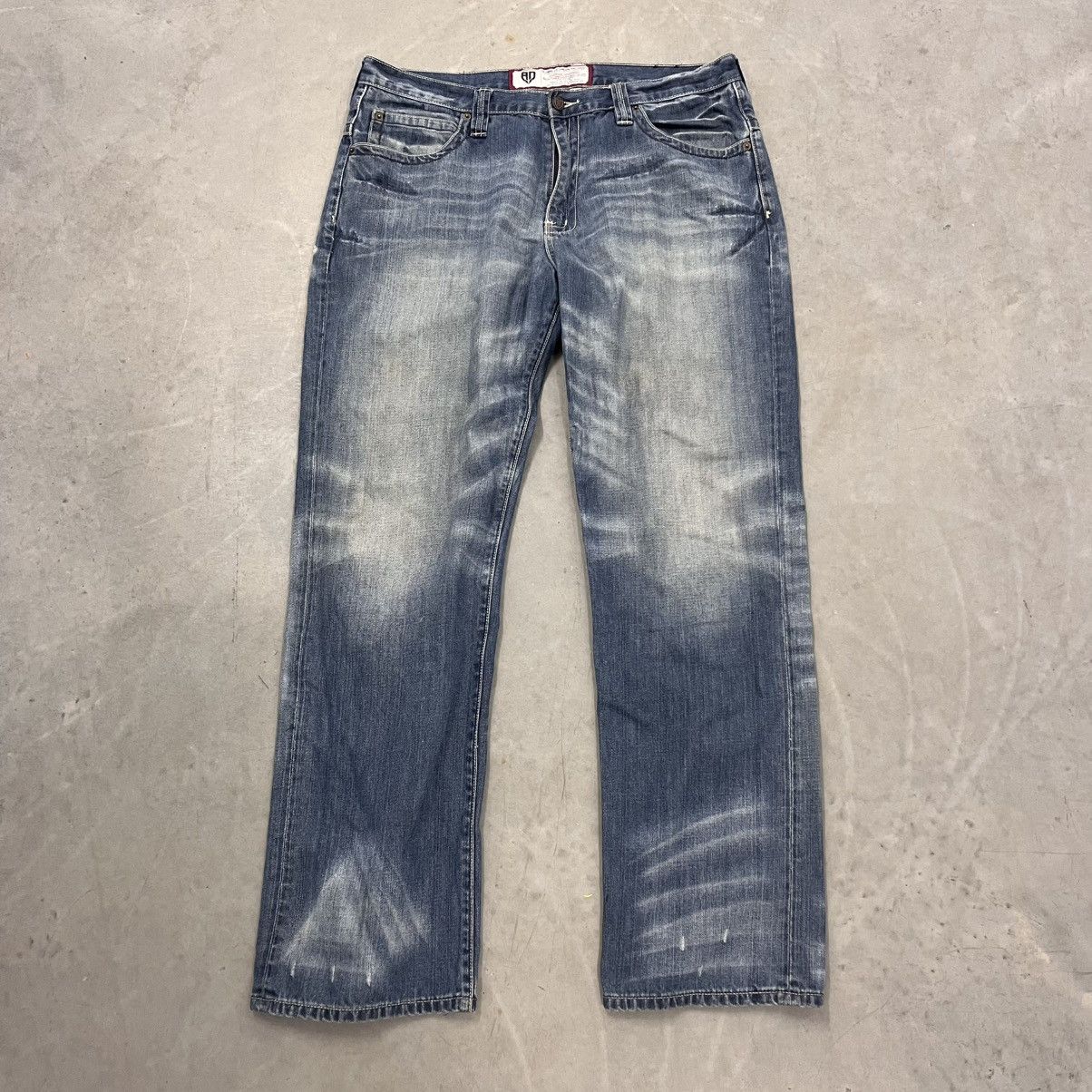 Artful Dodger CRAZY Y2K Artful Dodger Denim Skull embroidered Pockets 38 Size US 38 / EU 54 - 3 Thumbnail