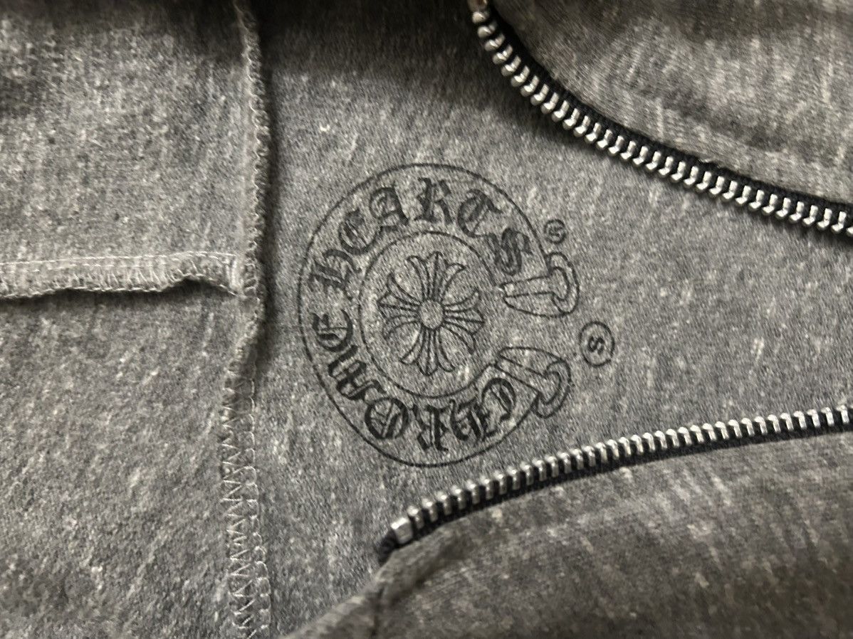 Chrome Hearts Vintage 2000s Chrome Hoodie Monogram Cross Fleur scroll Size US S / EU 44-46 / 1 - 5 Thumbnail