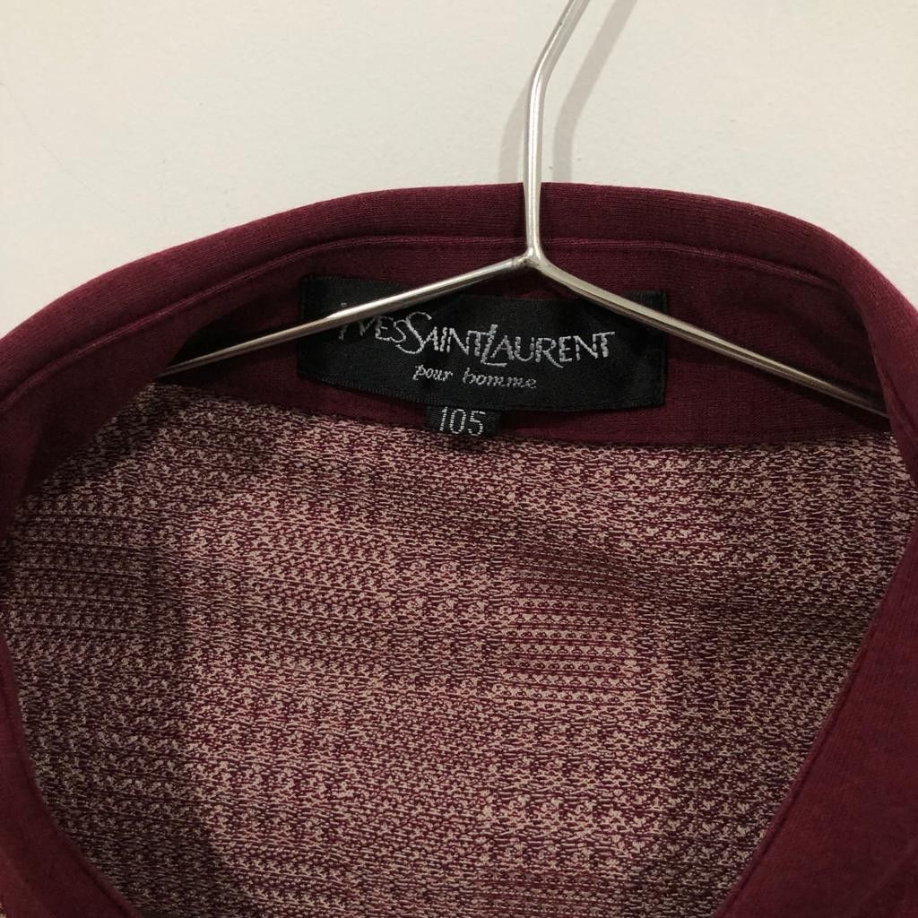 Yves Saint Laurent Vintage Y2K YSL L/Sleeve Polo Tee Size US XL / EU 56 / 4 - 4 Thumbnail