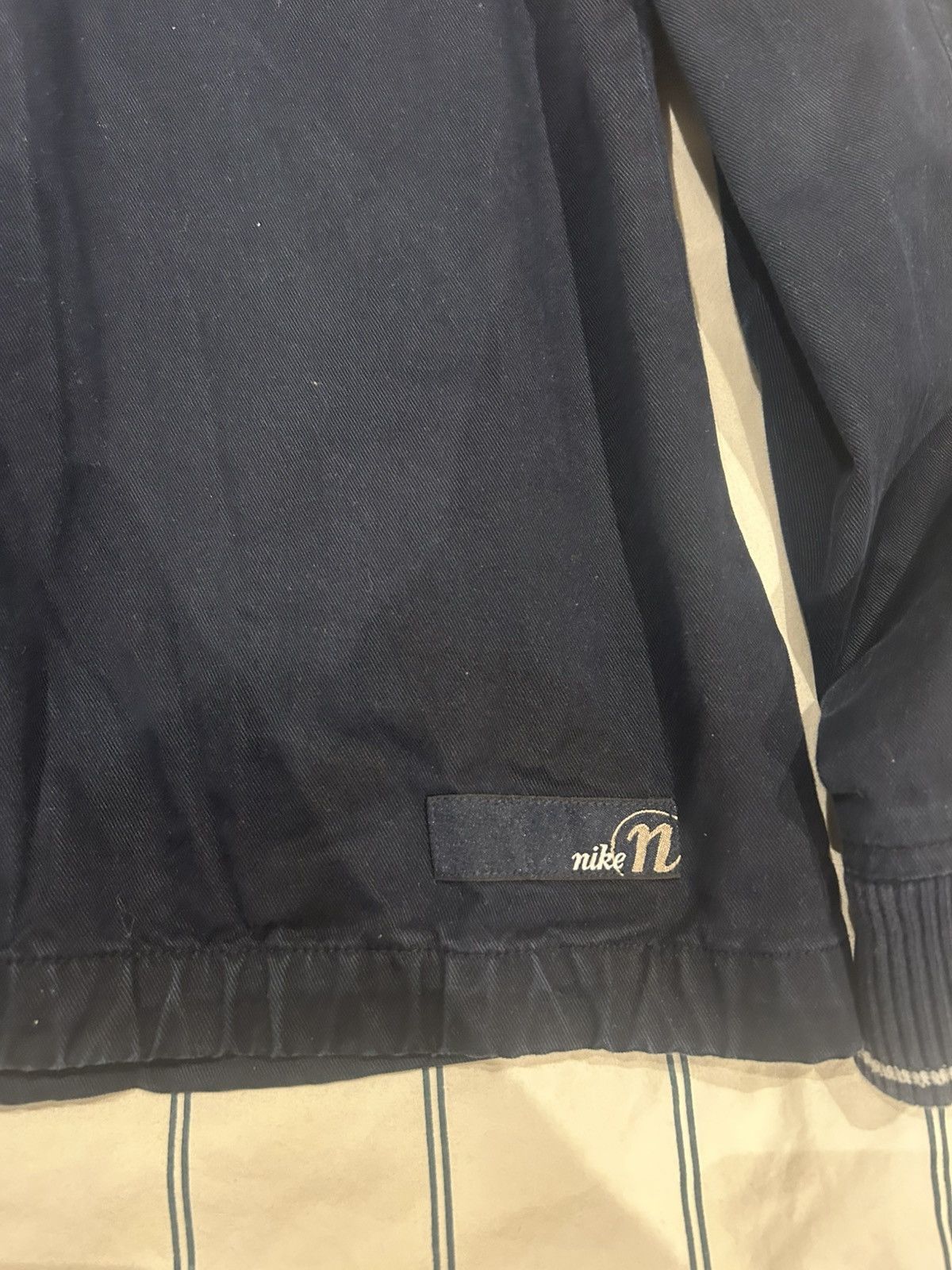 Nike VINTAGE nike navy full zip high collar Size US M / EU 48-50 / 2 - 6 Thumbnail