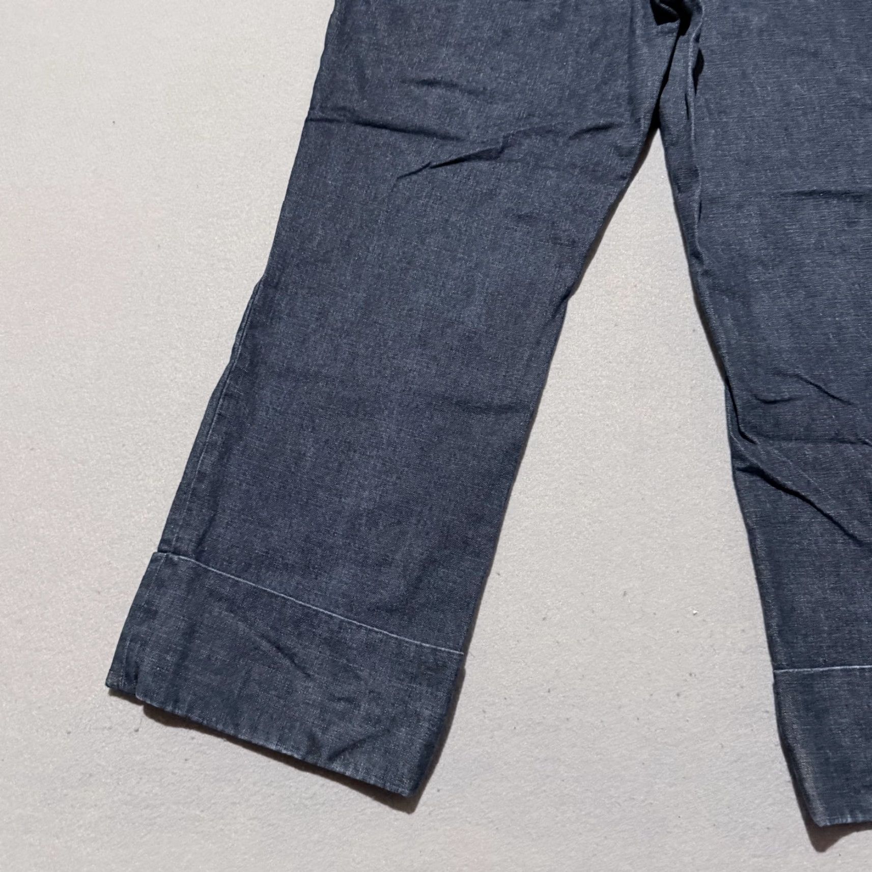Banana Republic Banana Republic Jeans Women's Blue Crop Cuffed Zip Fly Martin Fit 10 Denim"} Size 32" / US 10 / IT 46 - 7 Thumbnail