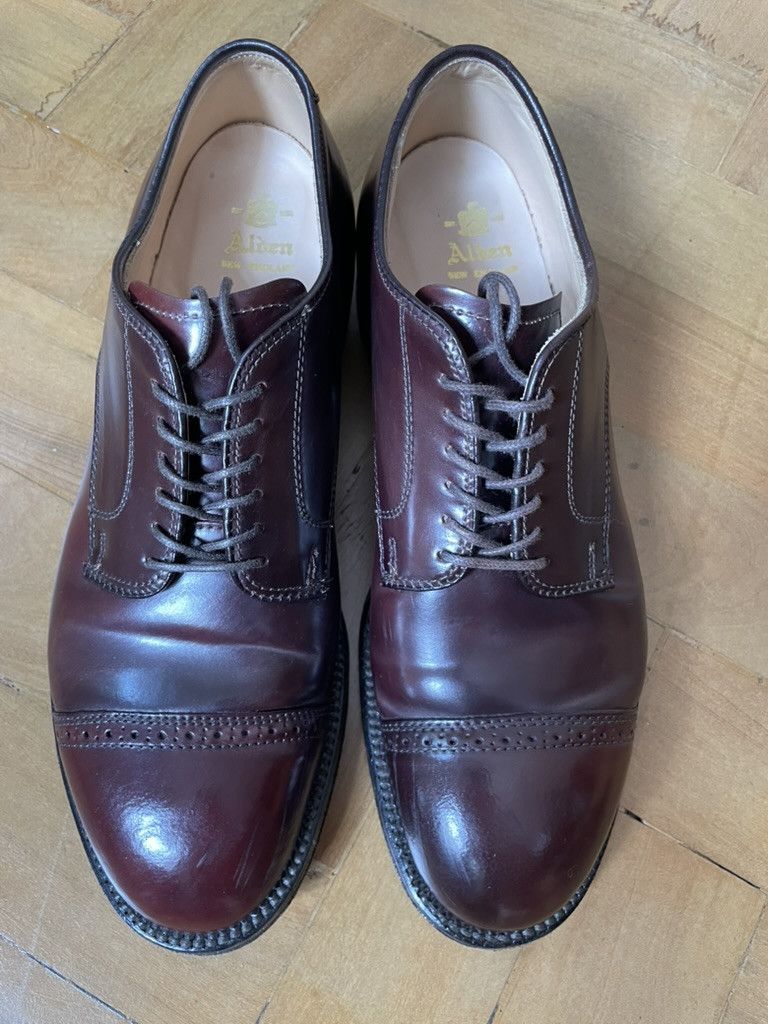 Alden Alden 56201 shoes, col 8 shell cordovan, modified last (8D) Size US 8 / EU 41 - 2 Thumbnail