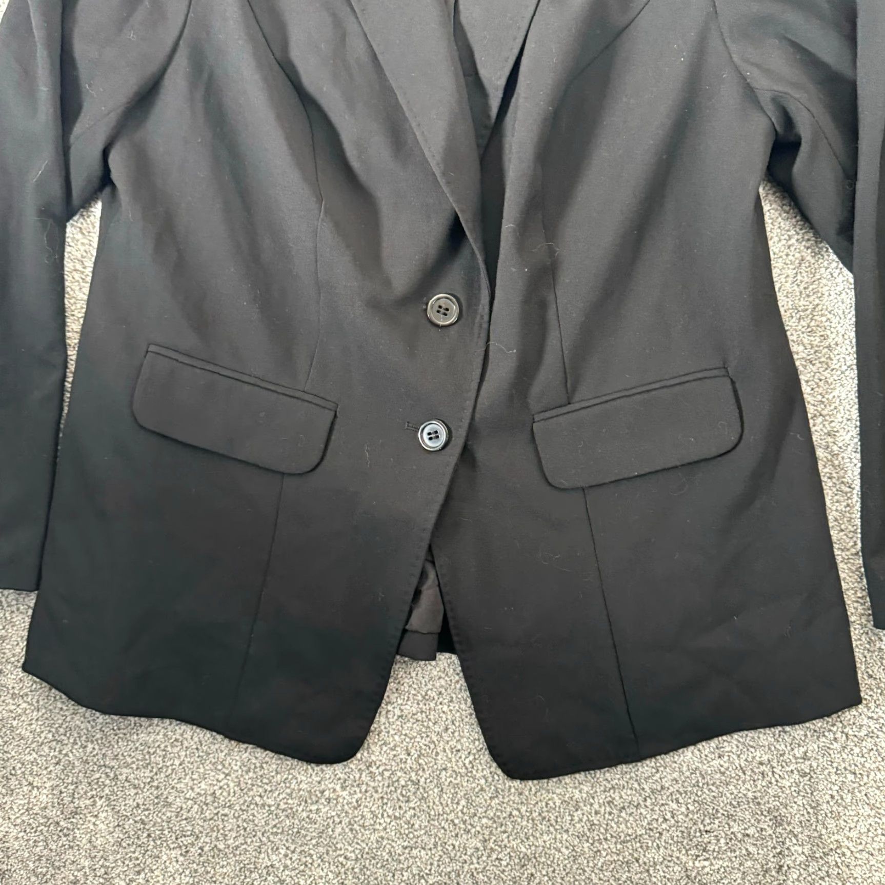 Vintage VINTAGE Lane Bryant Blazer 10/12 Shoulder Pads Wide-Shoulder 80s Office Minimalist Women Blazer 薄 Size L / US 10 / IT 46 - 7 Thumbnail