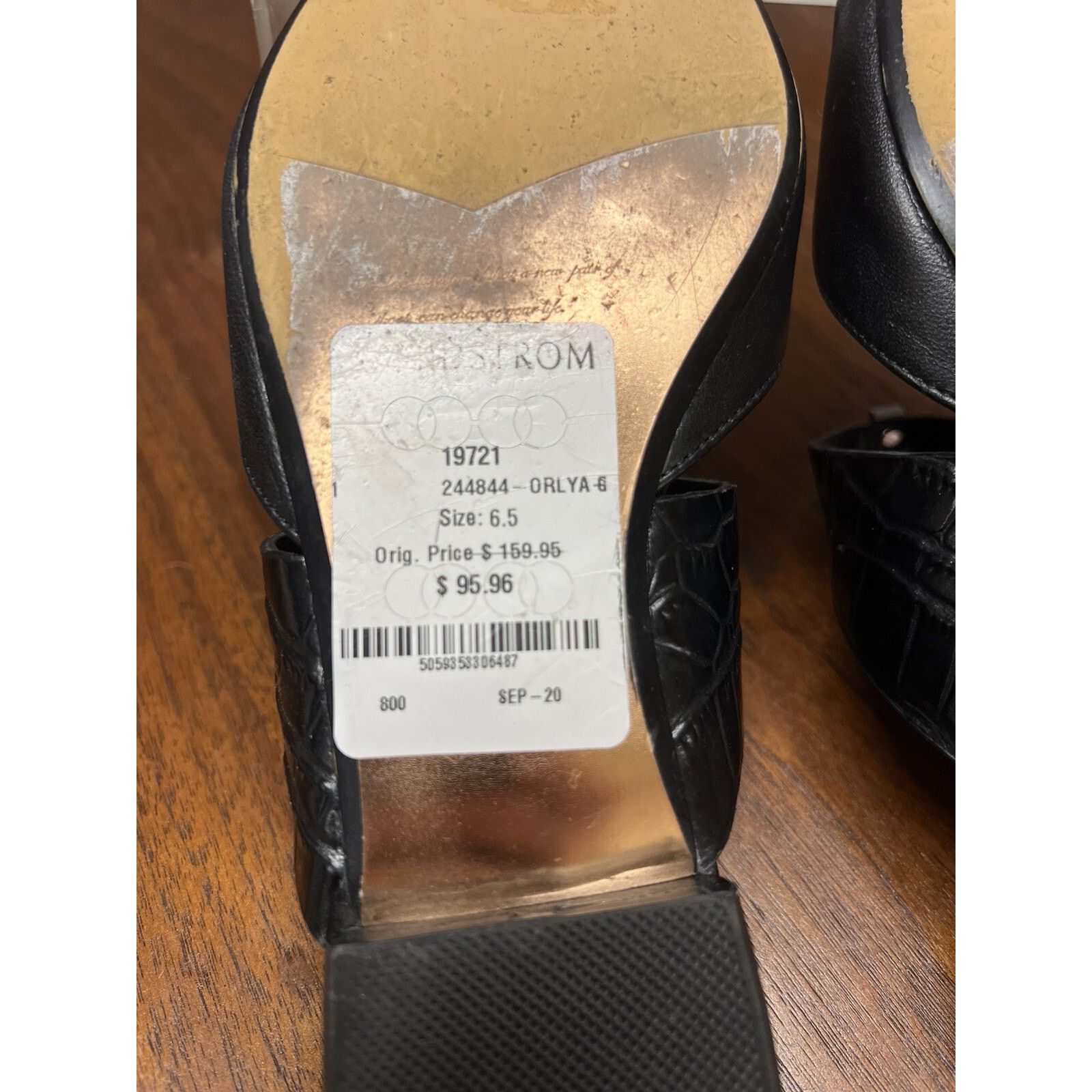 Ted Baker Ted Baker 6.5 Oryla Pointed Toe Leather Mule Flats 37 EU Size US 6.5 / IT 36.5 - 9 Thumbnail