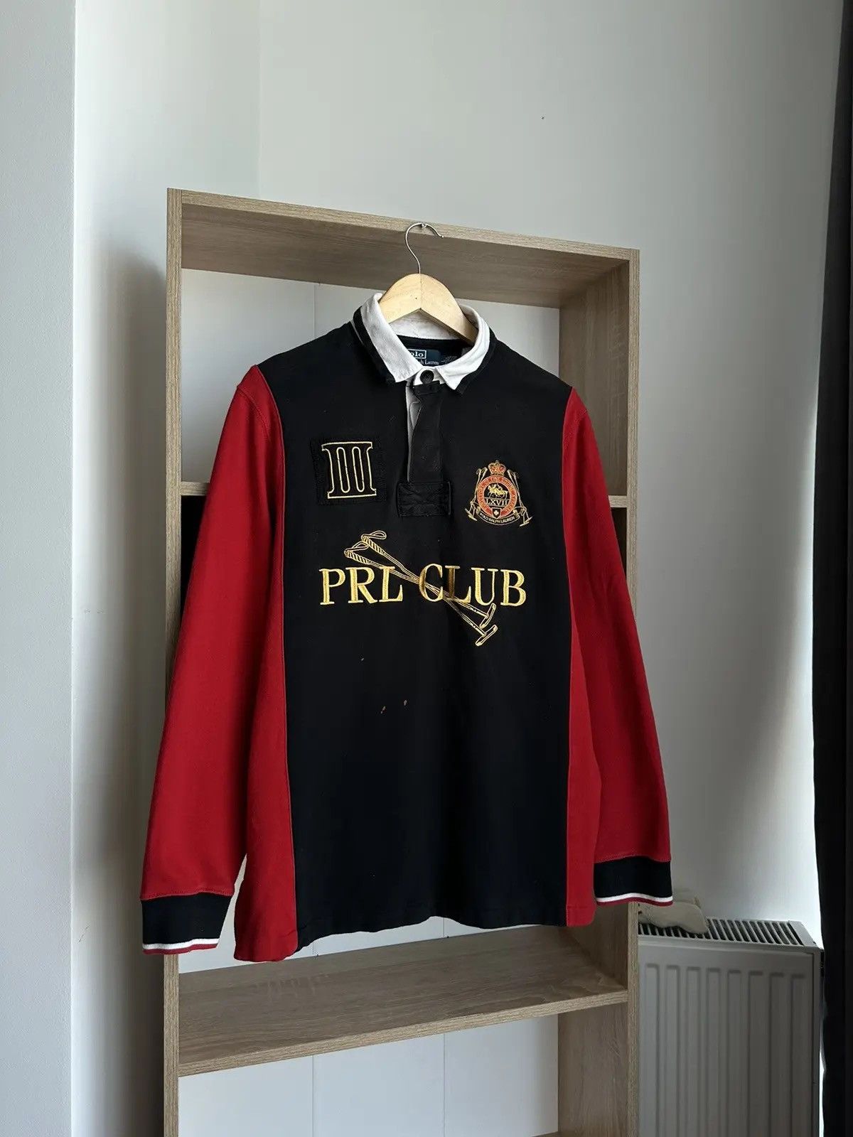 Polo Ralph Lauren × Vintage Vintage Polo Ralph Lauren Rugby PRL CLUB Sweatshirt Size US L / EU 52-54 / 3 - 7 Thumbnail