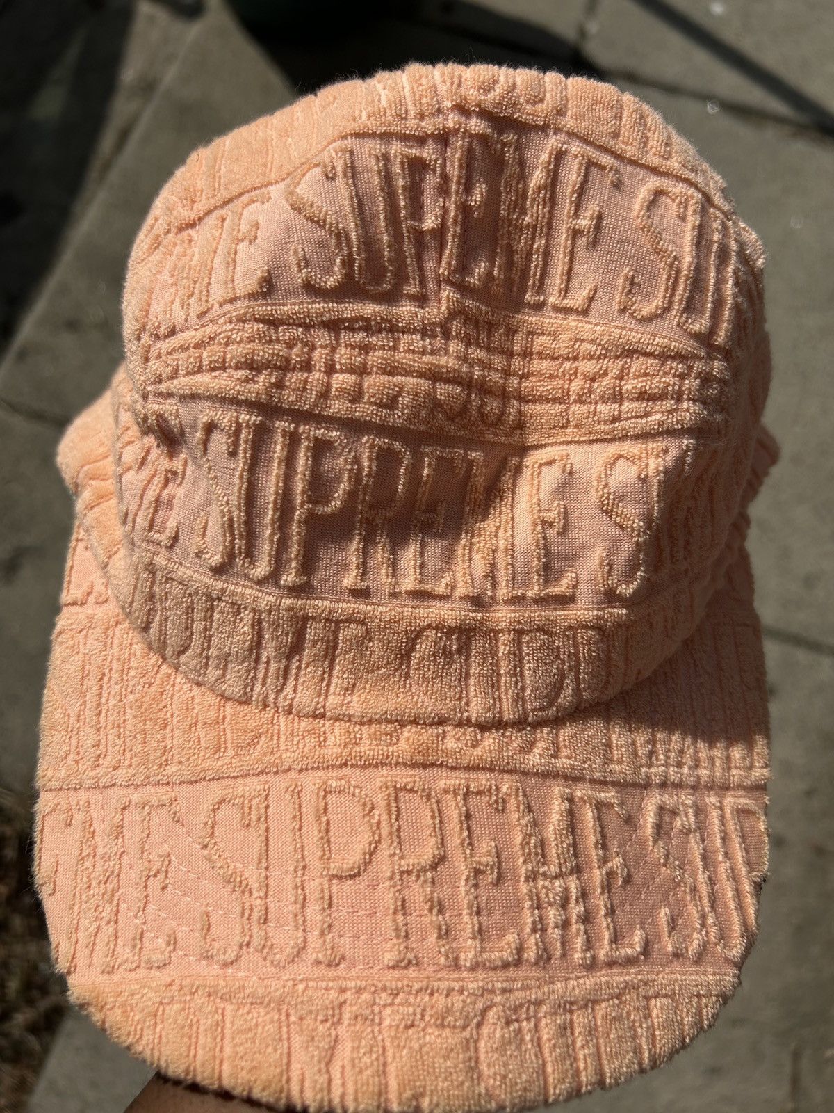 Supreme Pink corduroy Supreme Hat Size ONE SIZE - 2 Thumbnail