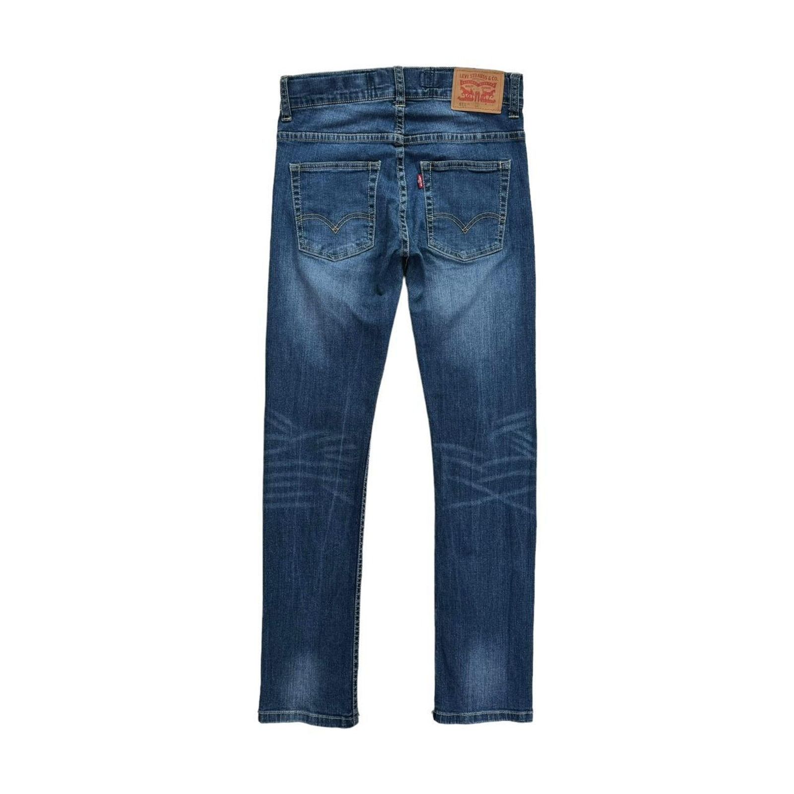 Levi's Levis 511 High Waisted Blue Slim Denim Jeans UK Size 8 Size 27" / US 4 / IT 40 - 4 Thumbnail