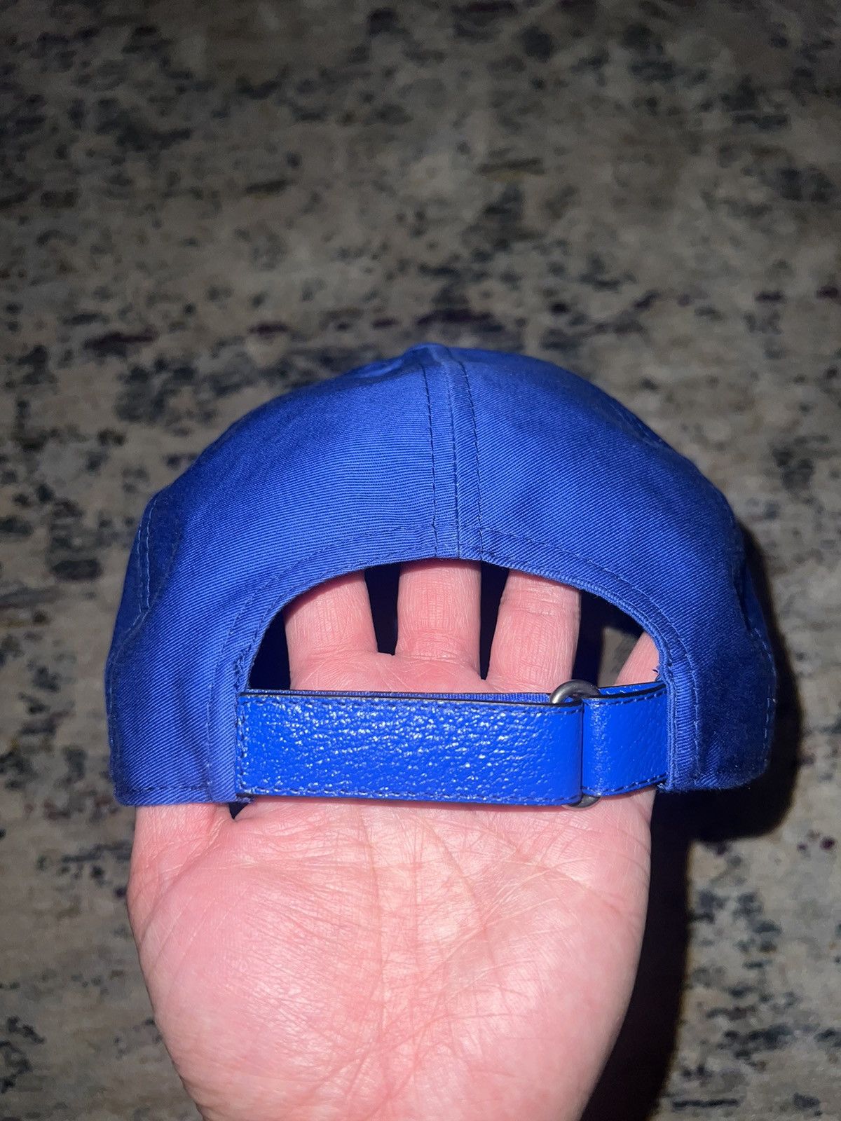 Gucci Blue Gucci 100 Baseball Velcro Strap Cap Sz OS Size ONE SIZE - 2 Thumbnail