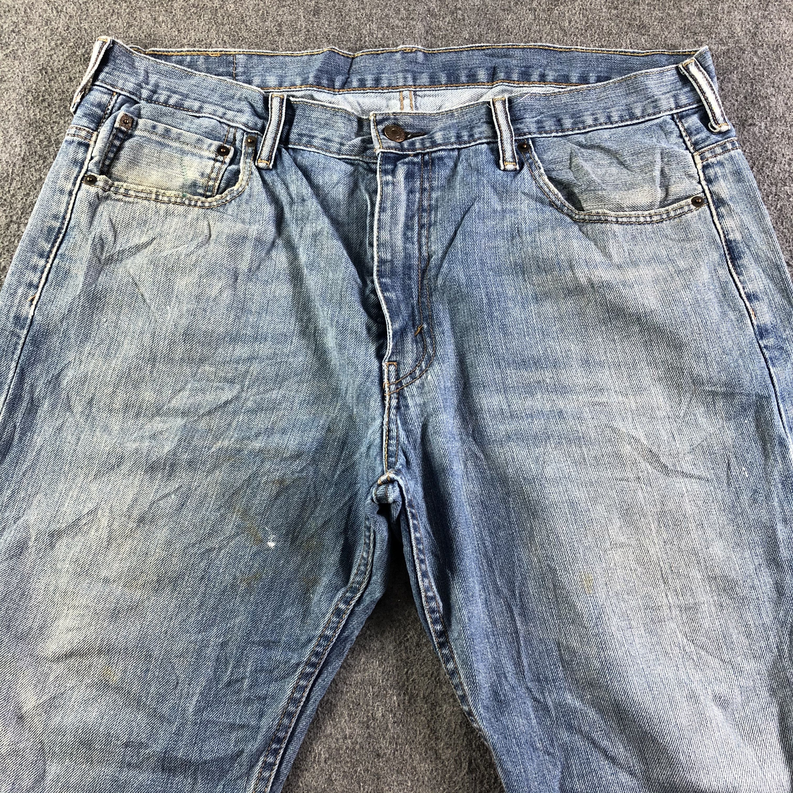 Levi's Vintage Blue Wash Levis 569 Jeans-J4161 Size US 40 / EU 56 - 3 Thumbnail