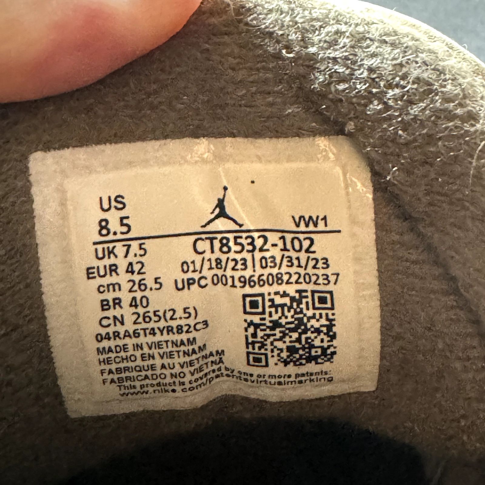 Jordan Brand × Nike Size 8 - Nike Air Jordan 3 Retro Palomino Men's Shoes Size US 8 / EU 41 - 8 Thumbnail