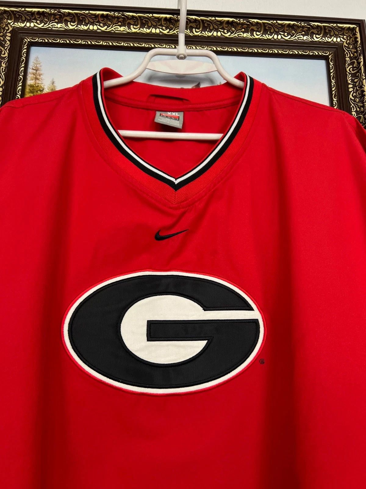 Nike Vintage Nike Georgia Bulldogs Windbreaker Red Track Jacket Size US XXL / EU 58 / 5 - 3 Thumbnail