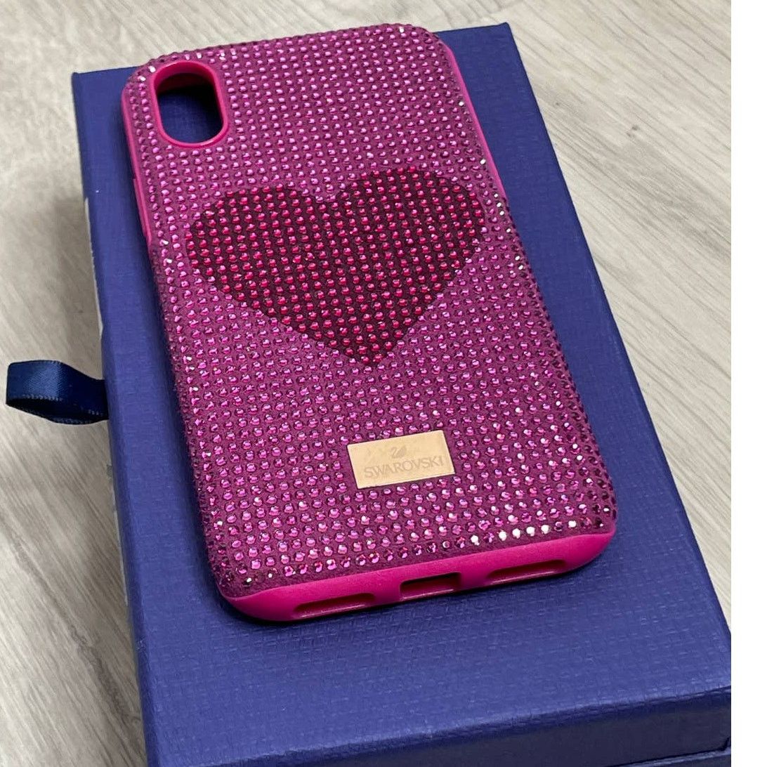 Swarovski Swarovski Crystalgram Heart iPhone X / XS Case Size ONE SIZE - 4 Thumbnail