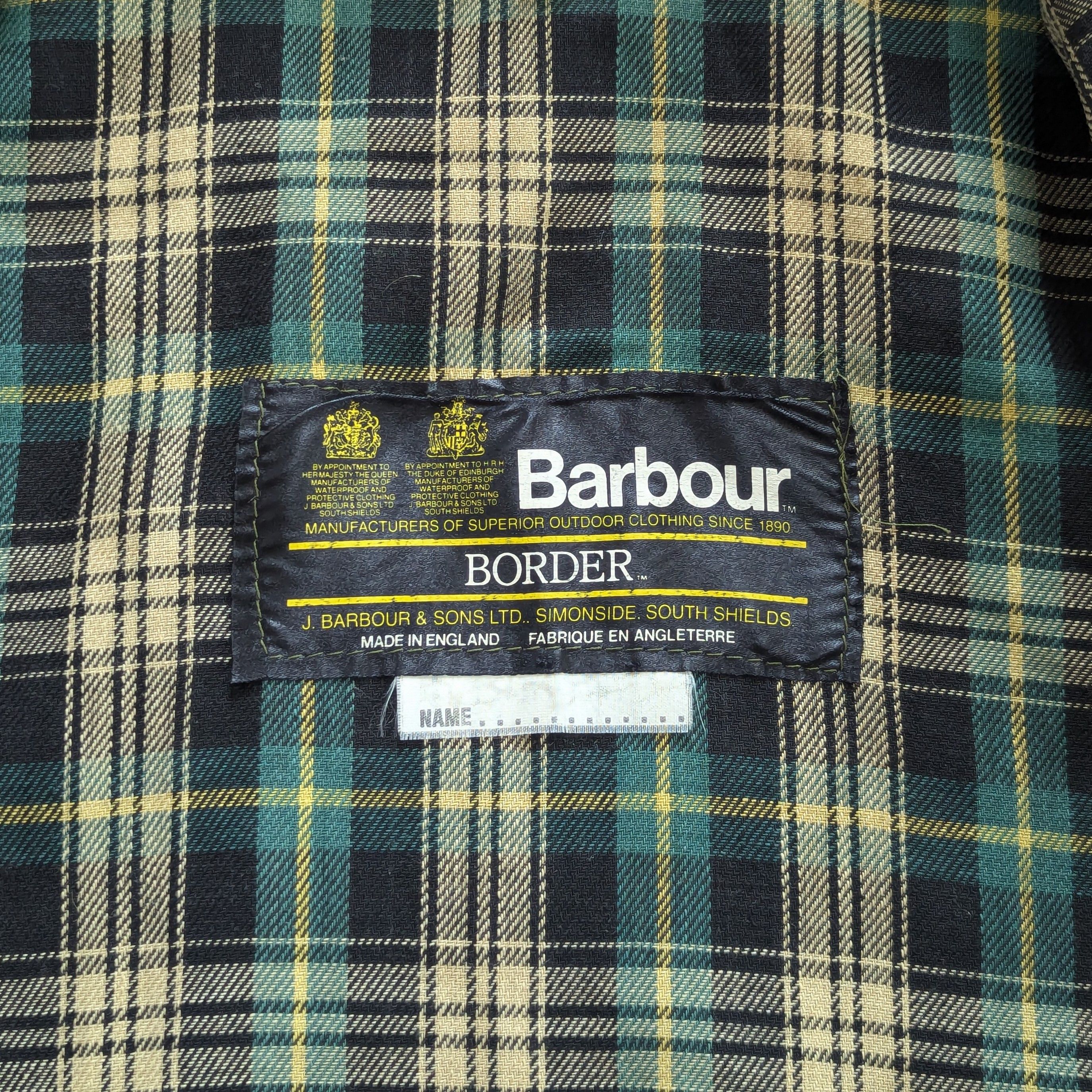 Barbour Barbour A200 Border Wax Jacket C36\91CM Made In England Size US S / EU 44-46 / 1 - 14 Thumbnail