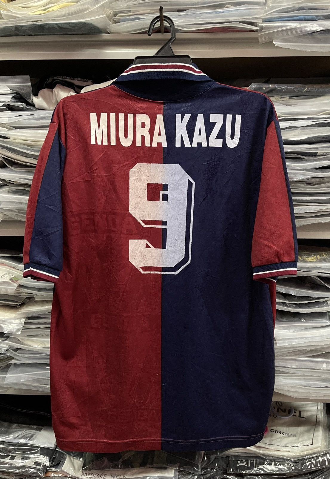 Vintage Vintage 90s Genoa x Miura Kazu Very Rare🔥🔥🔥 Size US XL / EU 56 / 4 - 8 Thumbnail
