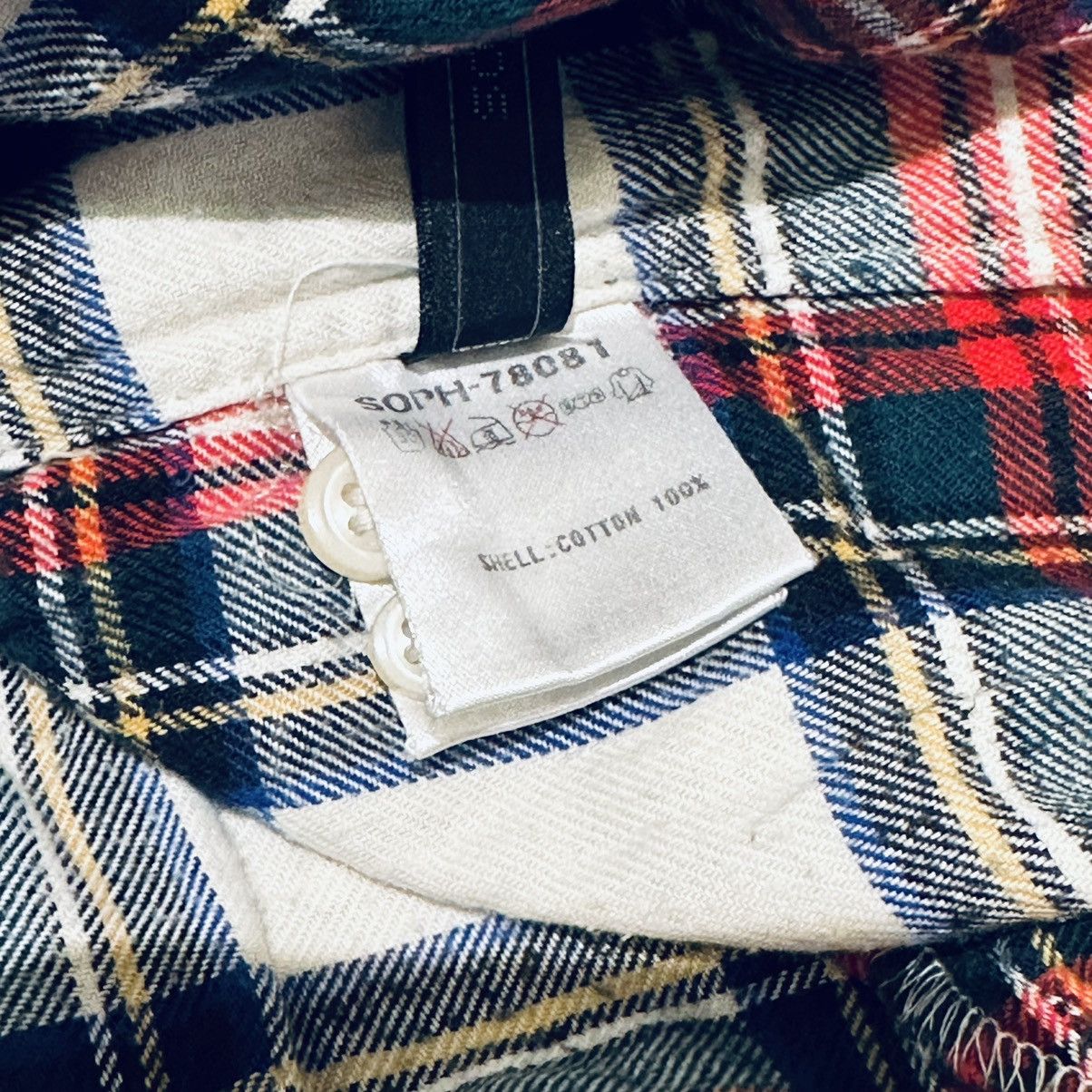 Japanese Brand × Sophnet. SOPH SOPHNET. polka dot checker raglan long sleeves shirt L Size US L / EU 52-54 / 3 - 5 Thumbnail