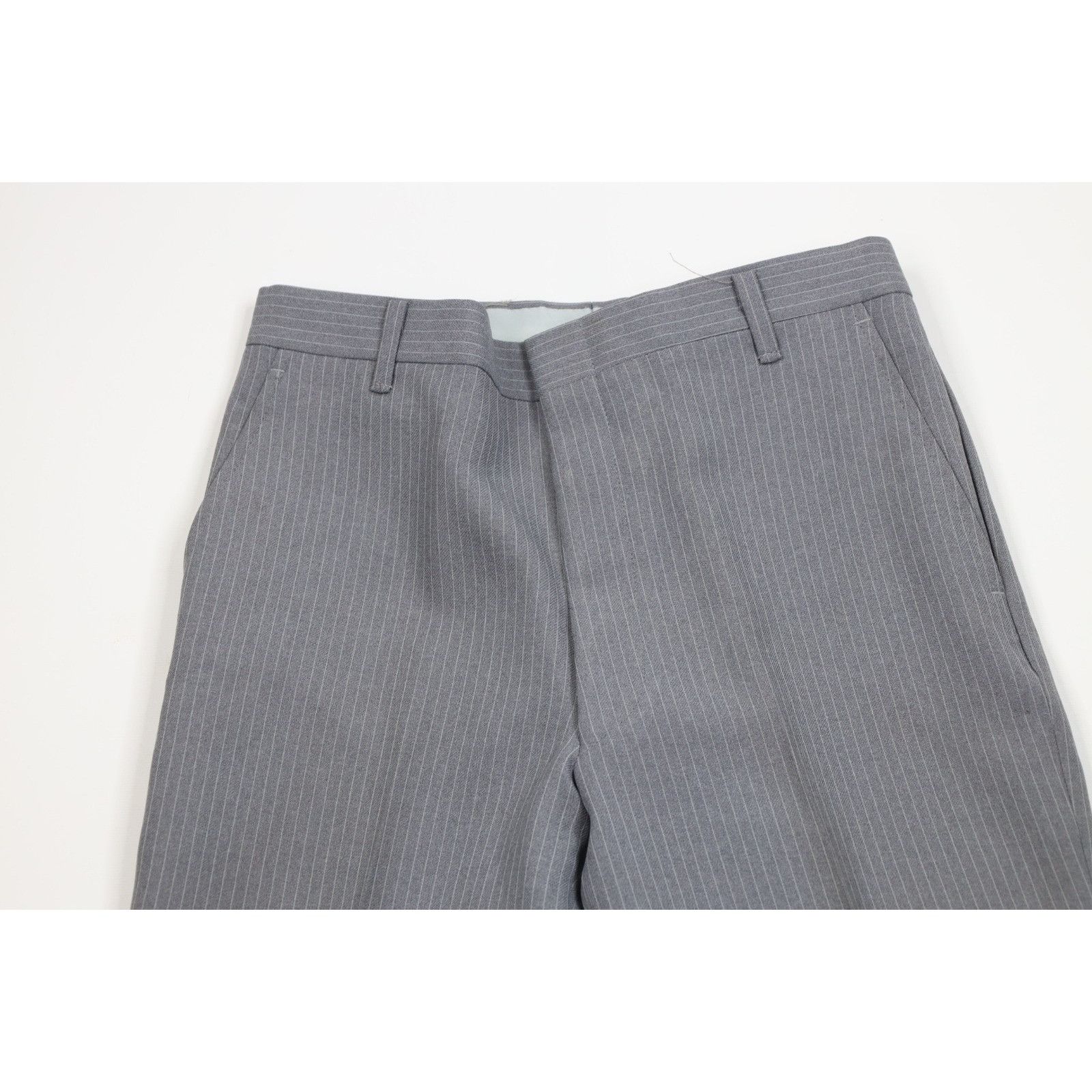 Vintage Vintage 70s Streetwear 2 Piece Knit Suit Wedding Gray Size 38R - 13 Thumbnail