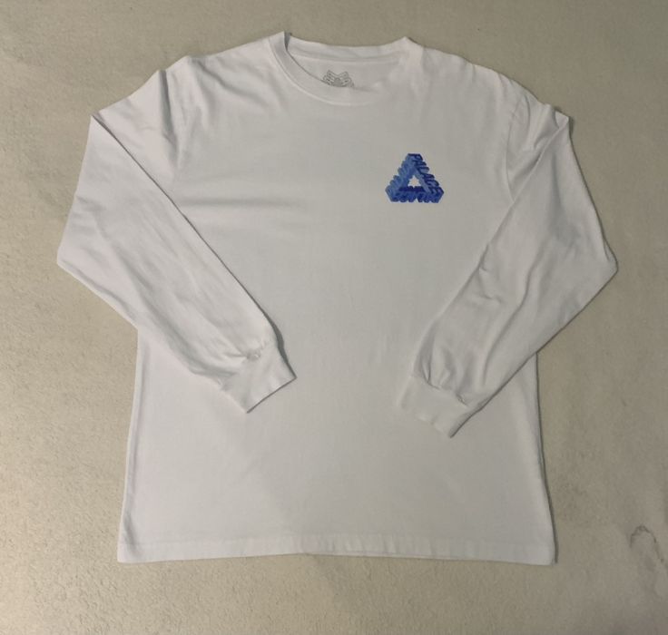 Palace Palace Large P-3D Long Sleeve White | Grailed