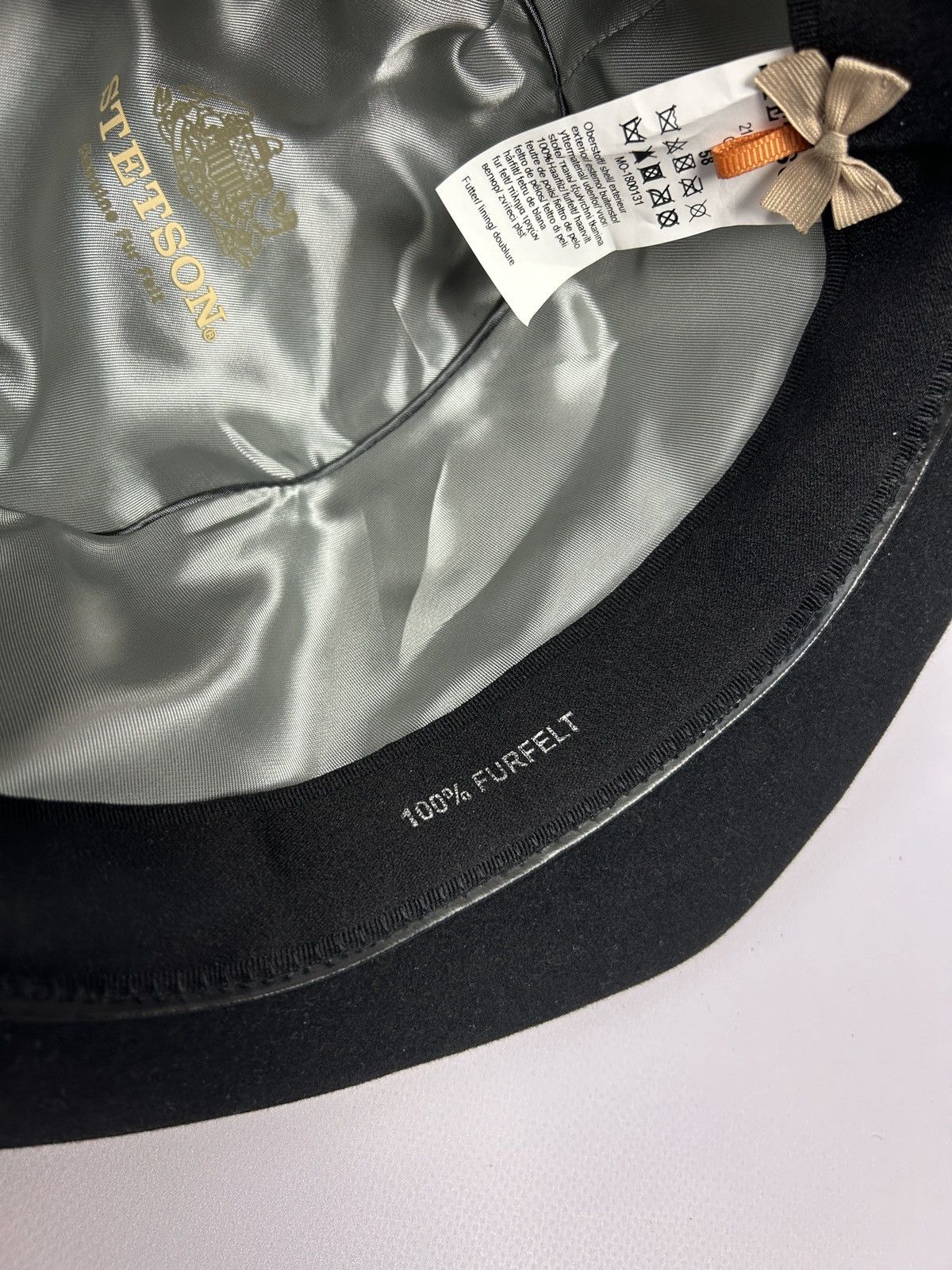 Stetson Stetson Capri Fur Felt Hat Classic Fedora Size 58CM Size ONE SIZE - 10 Thumbnail