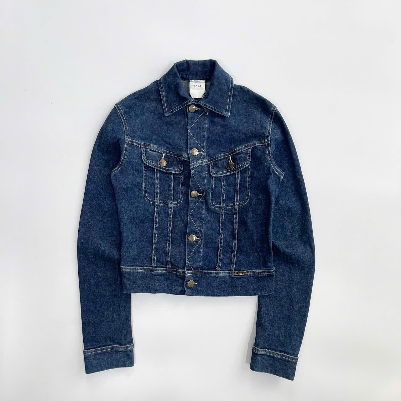 plein sud Plein Sud French Napoleon Wash Blue Jean's Jacket | Grailed